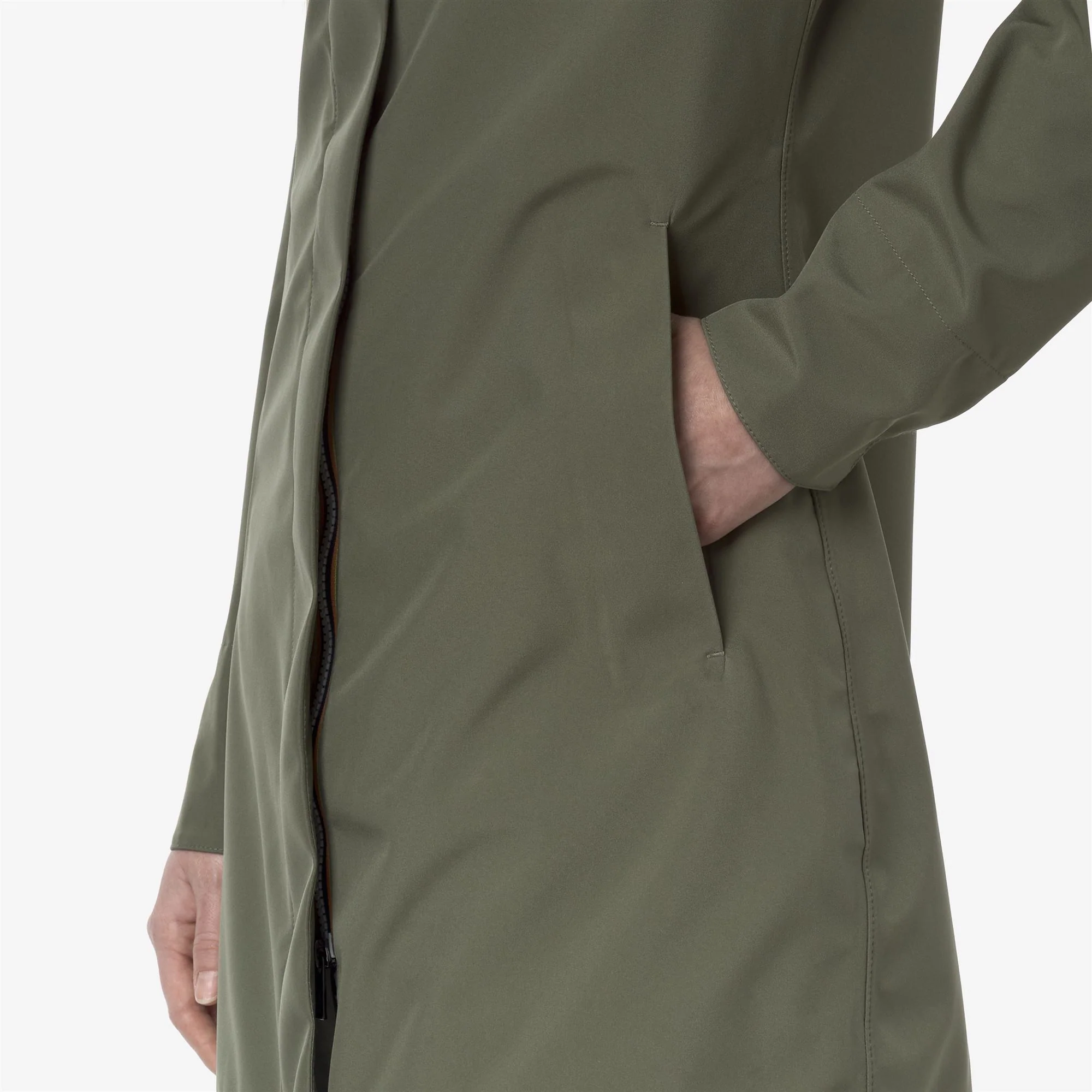 MATHY BONDED JERSEY - Jackets - Mid - Woman - GREEN LICHEN - Image 2