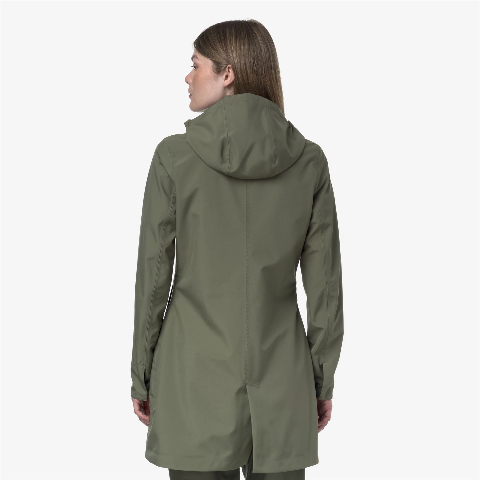 MATHY BONDED JERSEY - Jackets - Mid - Woman - GREEN LICHEN - Image 5