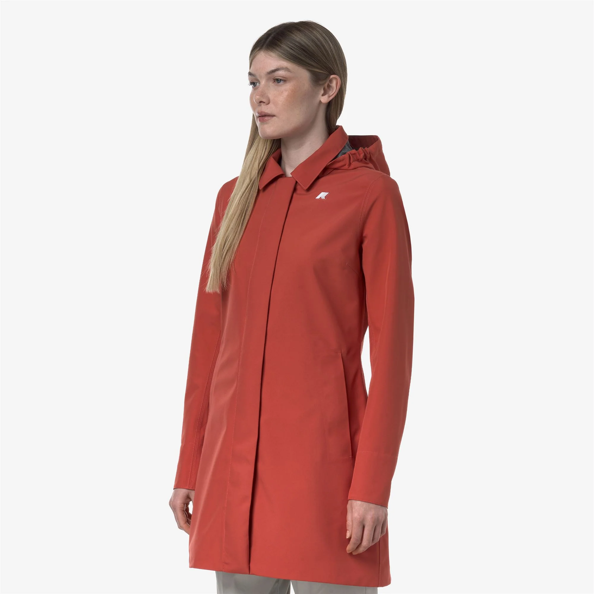 MATHY BONDED JERSEY - Jackets - Mid - Woman - RED JASPER - Image 4