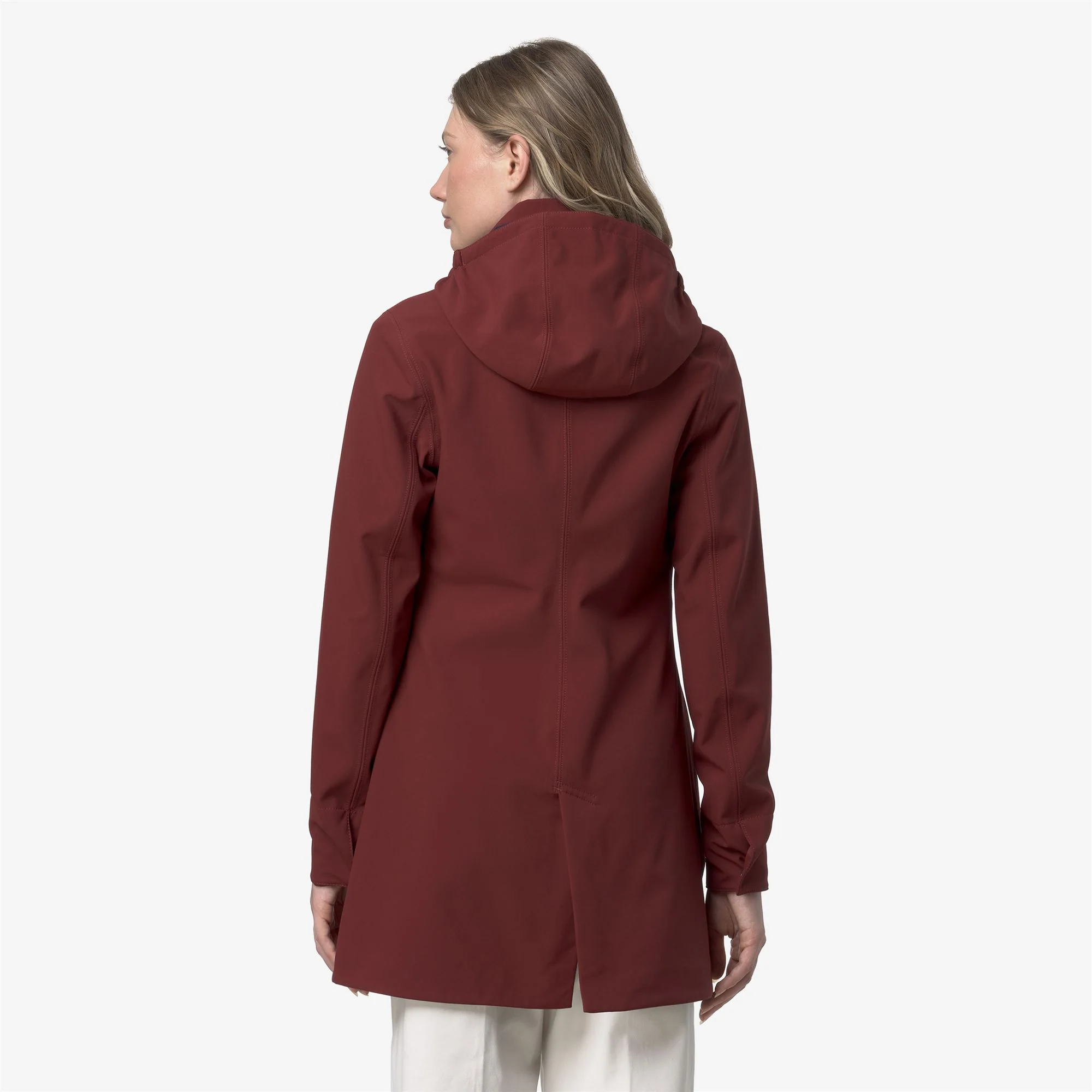 MATHY BONDED - Jackets - 3/4 LENGTH - Woman - RED SYRAH-BLUE DEPTH - Image 6
