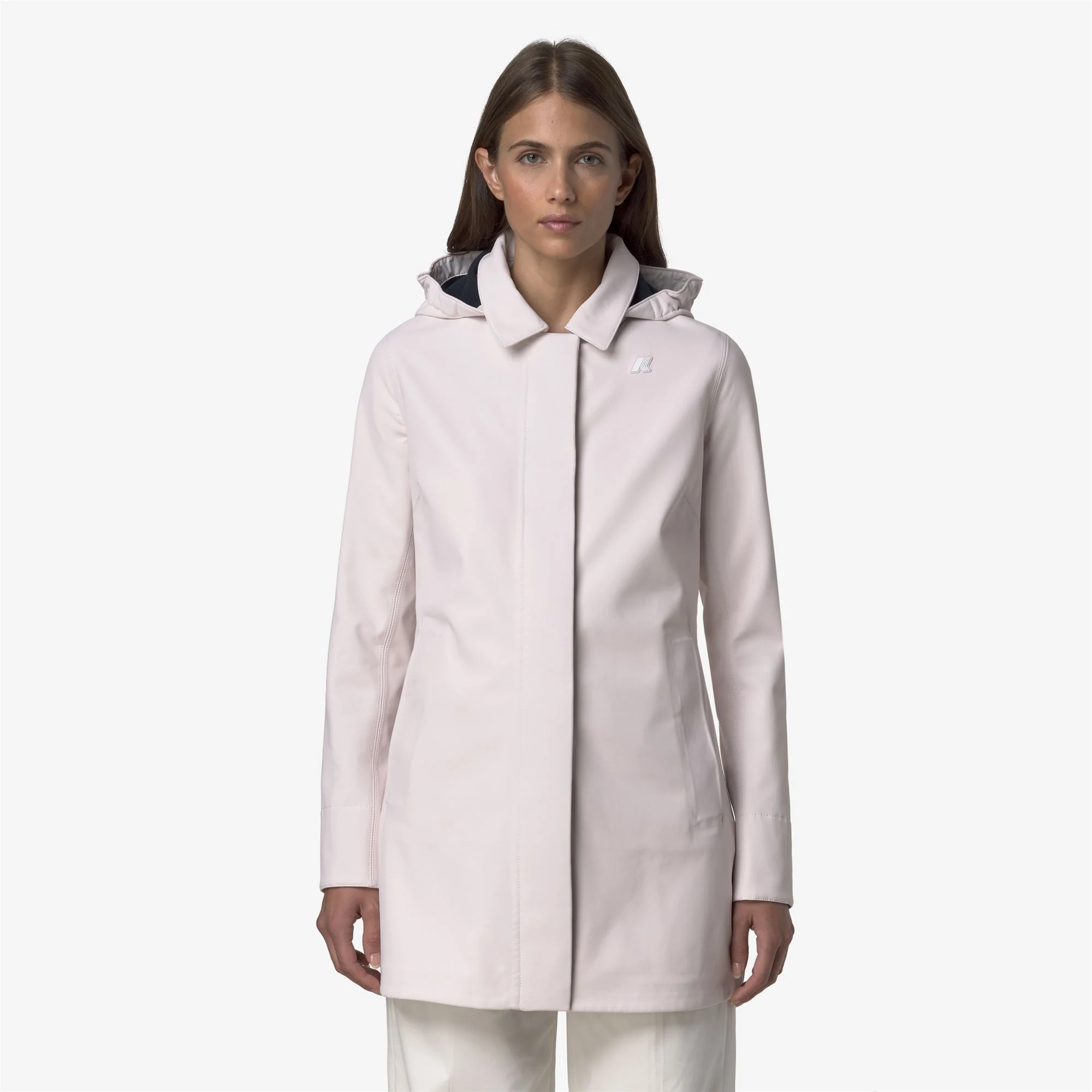 MATHY BONDED - Jackets - 3/4 LENGTH - Woman - ROSE HUSHED-BLUE DEPTH - Image 4