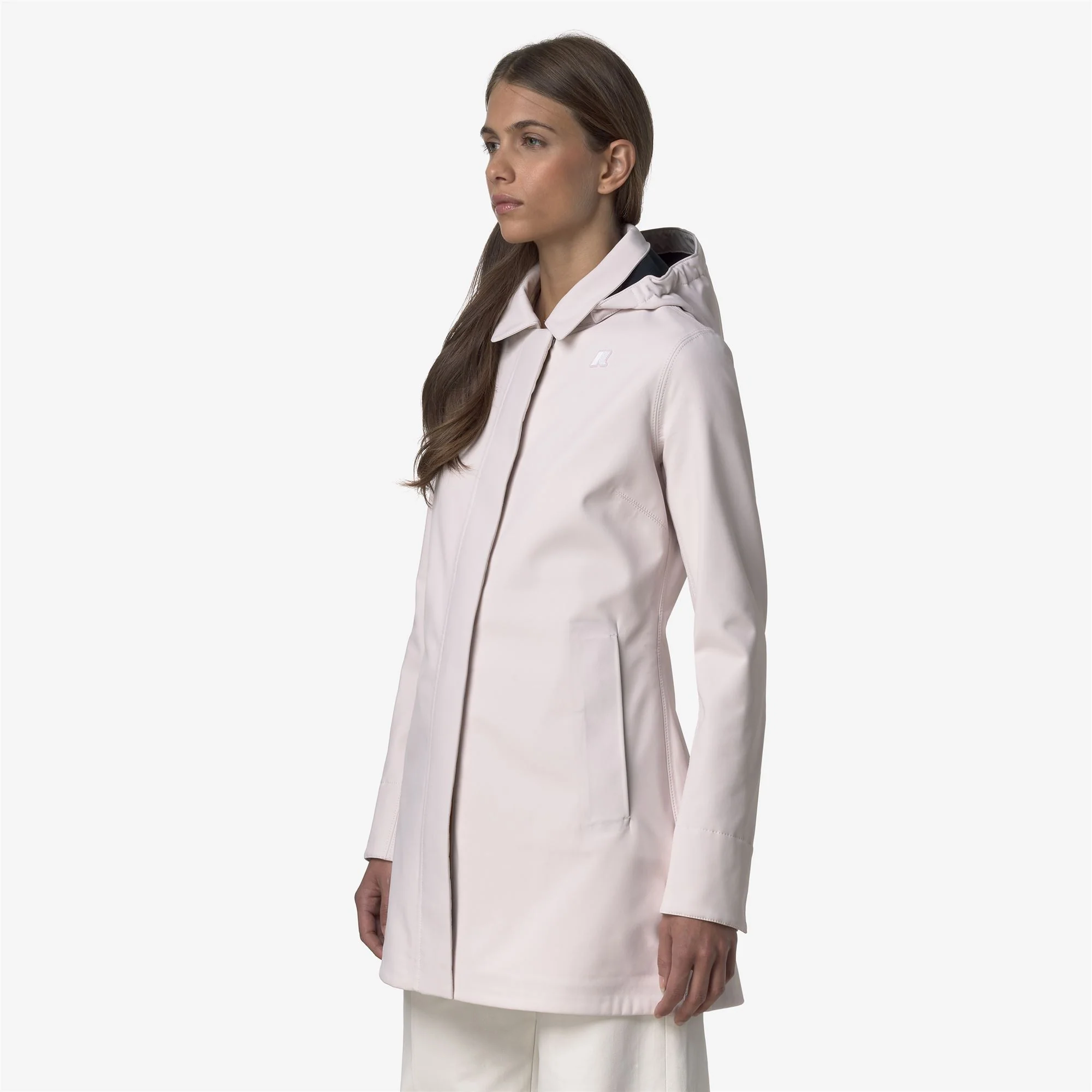 MATHY BONDED - Jackets - 3/4 LENGTH - Woman - ROSE HUSHED-BLUE DEPTH - Image 5