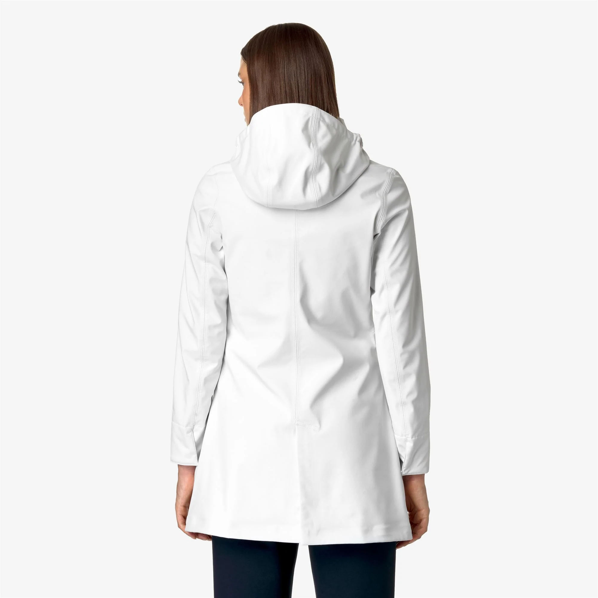 MATHY BONDED - Jackets - 3/4 LENGTH - Woman - WHITE G-BLUE D - Image 5