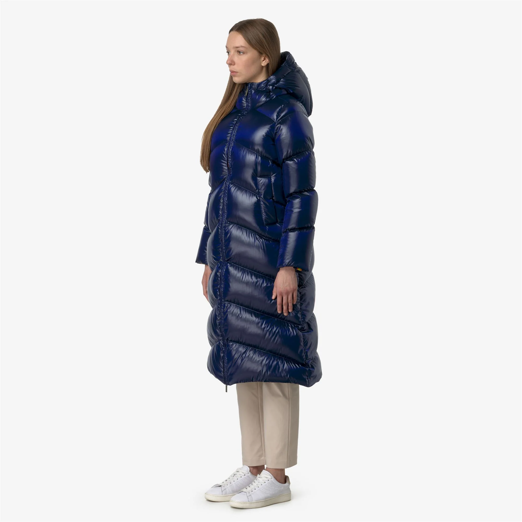 NEIVEL CRYSTAL CHINTZ THERMO HEAVY - Jackets - Long - Woman - BLUE DEPTH CHINTZ - Image 4
