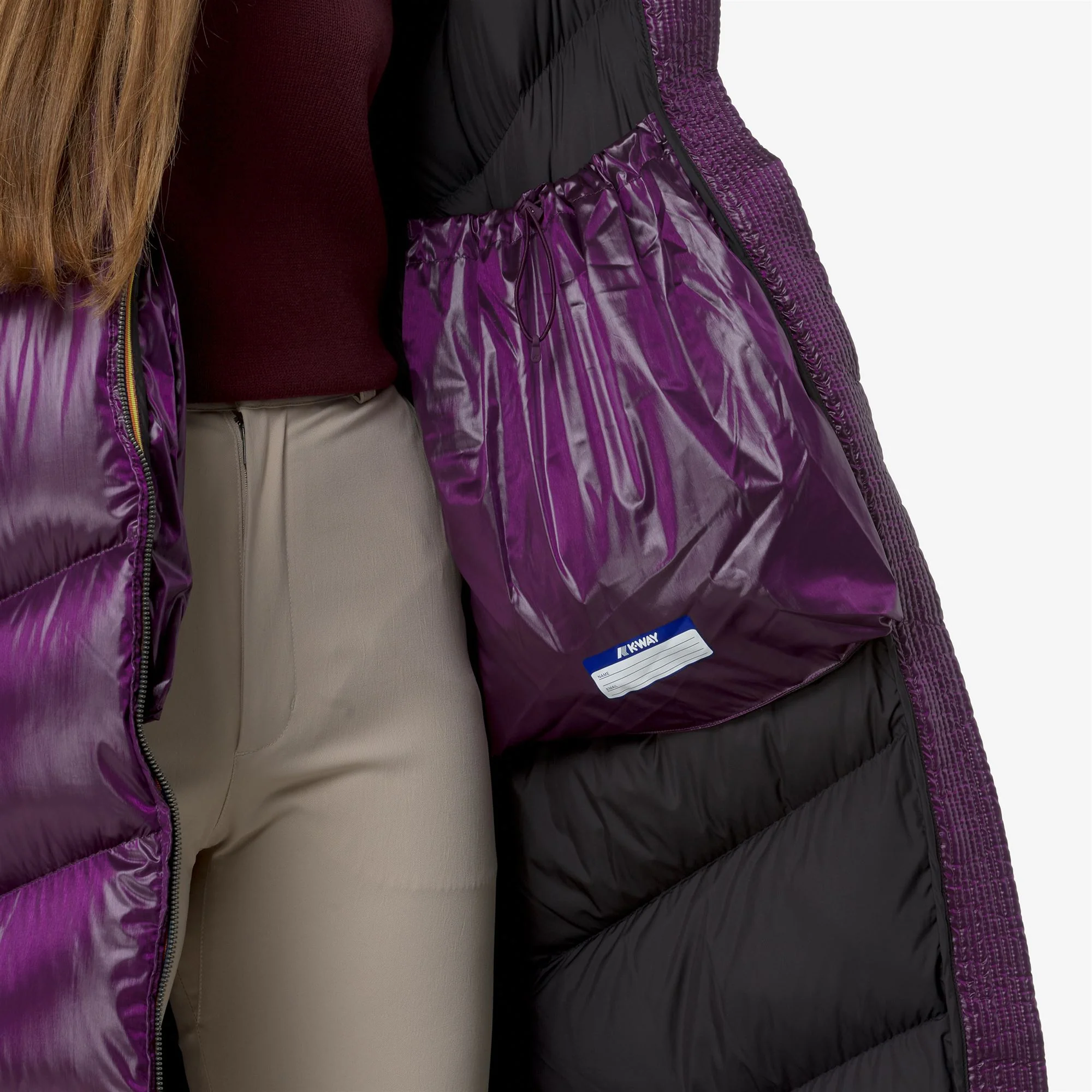 NEIVEL CRYSTAL CHINTZ THERMO HEAVY - Jackets - Long - Woman - VIOLET DK PURPLE CHINTZ - Image 2