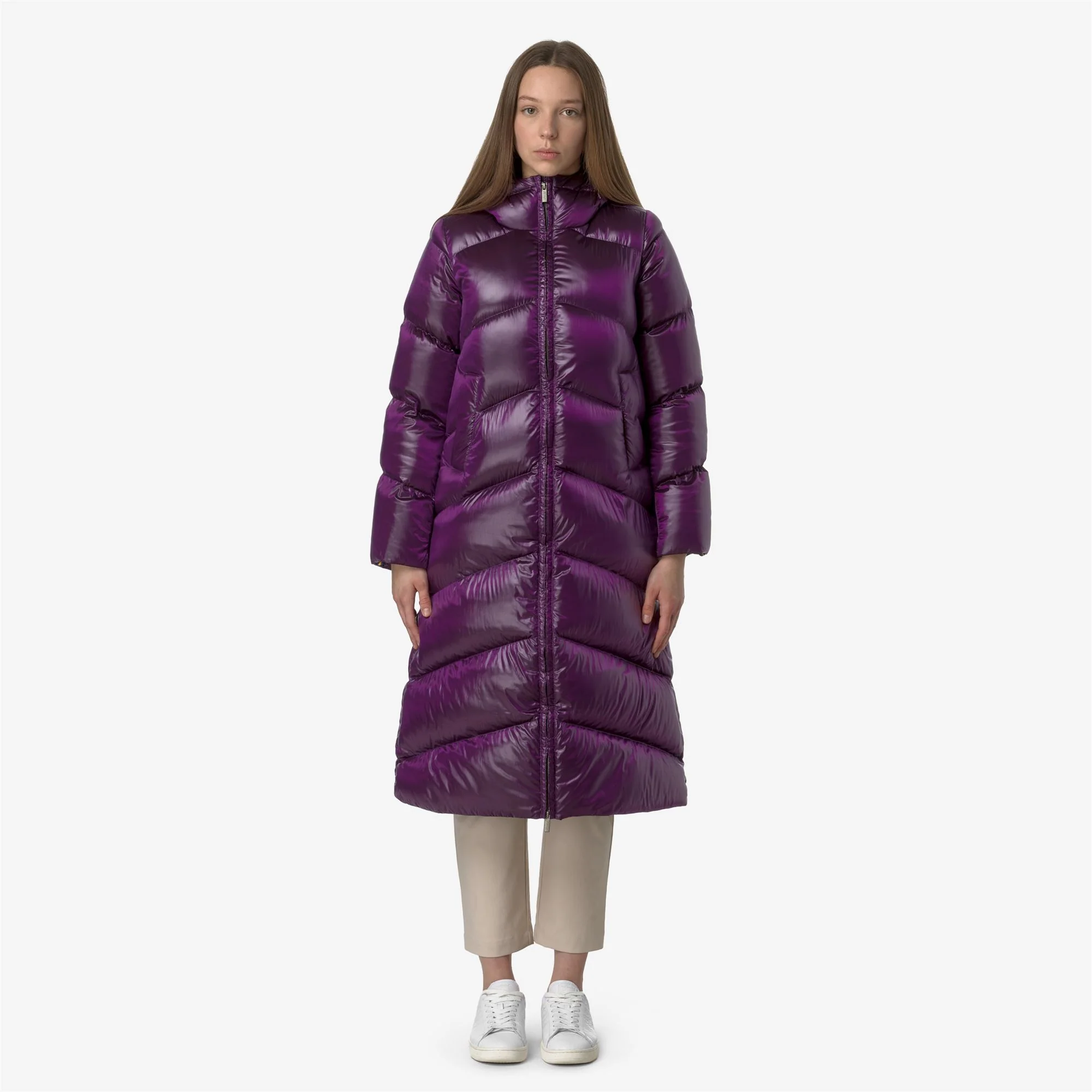 NEIVEL CRYSTAL CHINTZ THERMO HEAVY - Jackets - Long - Woman - VIOLET DK PURPLE CHINTZ - Image 3