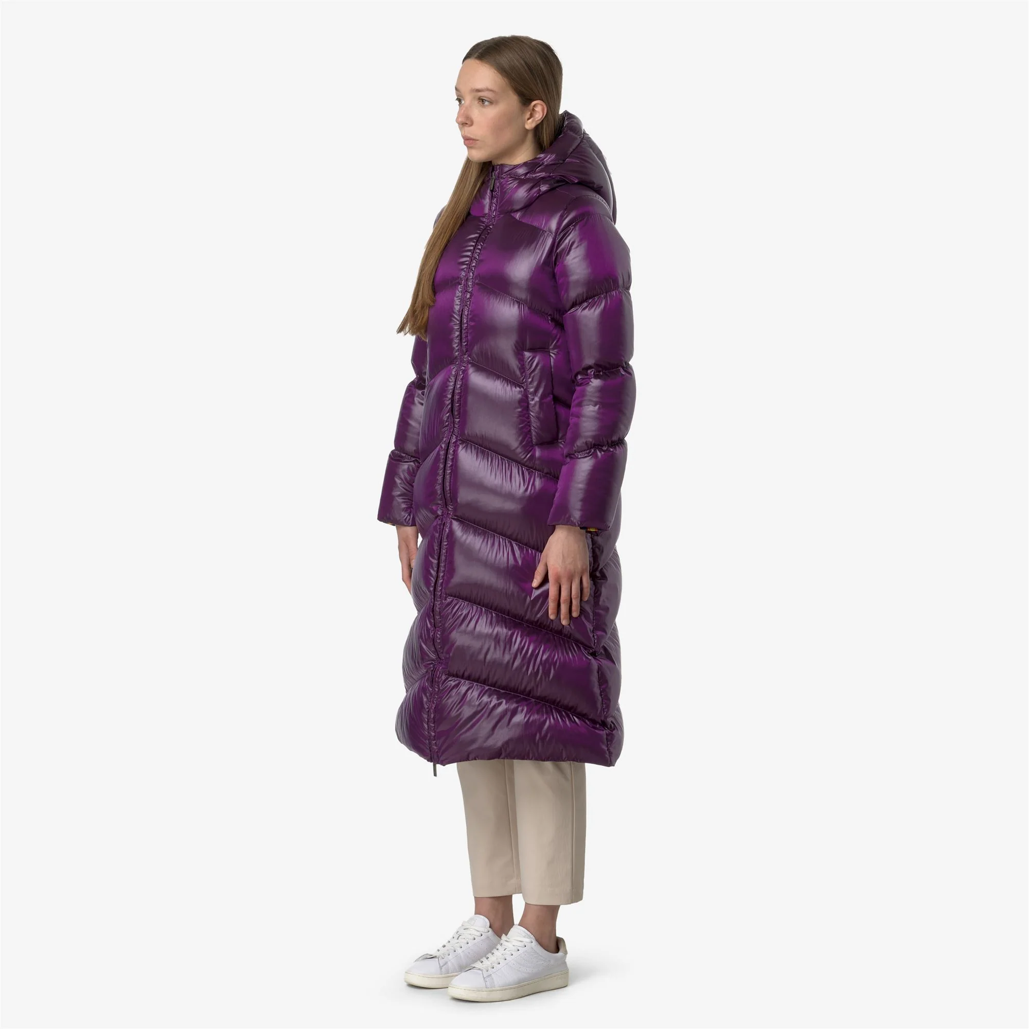 NEIVEL CRYSTAL CHINTZ THERMO HEAVY - Jackets - Long - Woman - VIOLET DK PURPLE CHINTZ - Image 4