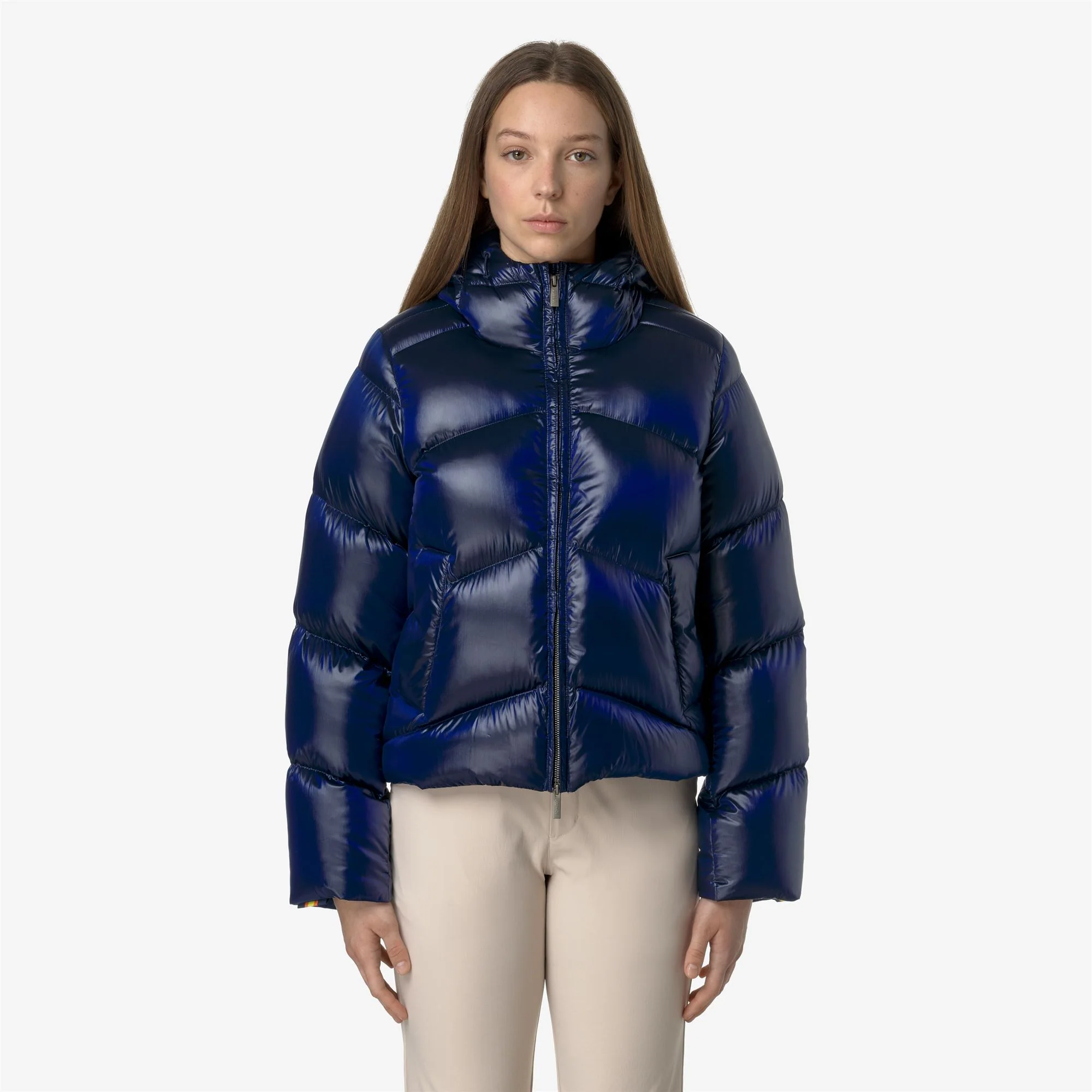 NINEV CRYSTAL CHINTZ THERMO HEAVY - Jackets - Short - Woman - BLUE DEPTH CHINTZ - Image 3