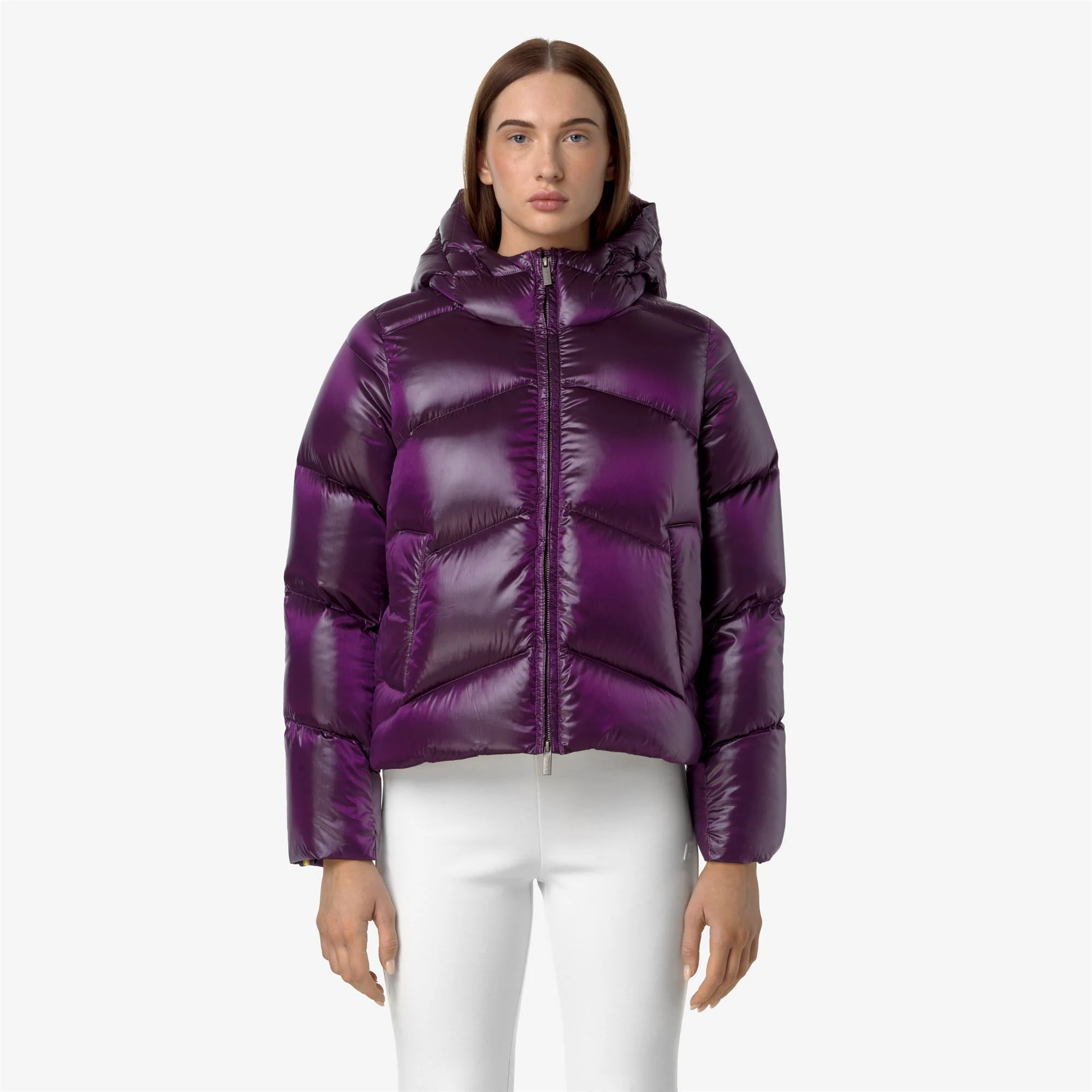 NINEV CRYSTAL CHINTZ THERMO HEAVY - Jackets - Short - Woman - VIOLET DK PURPLE CHINTZ - Image 3