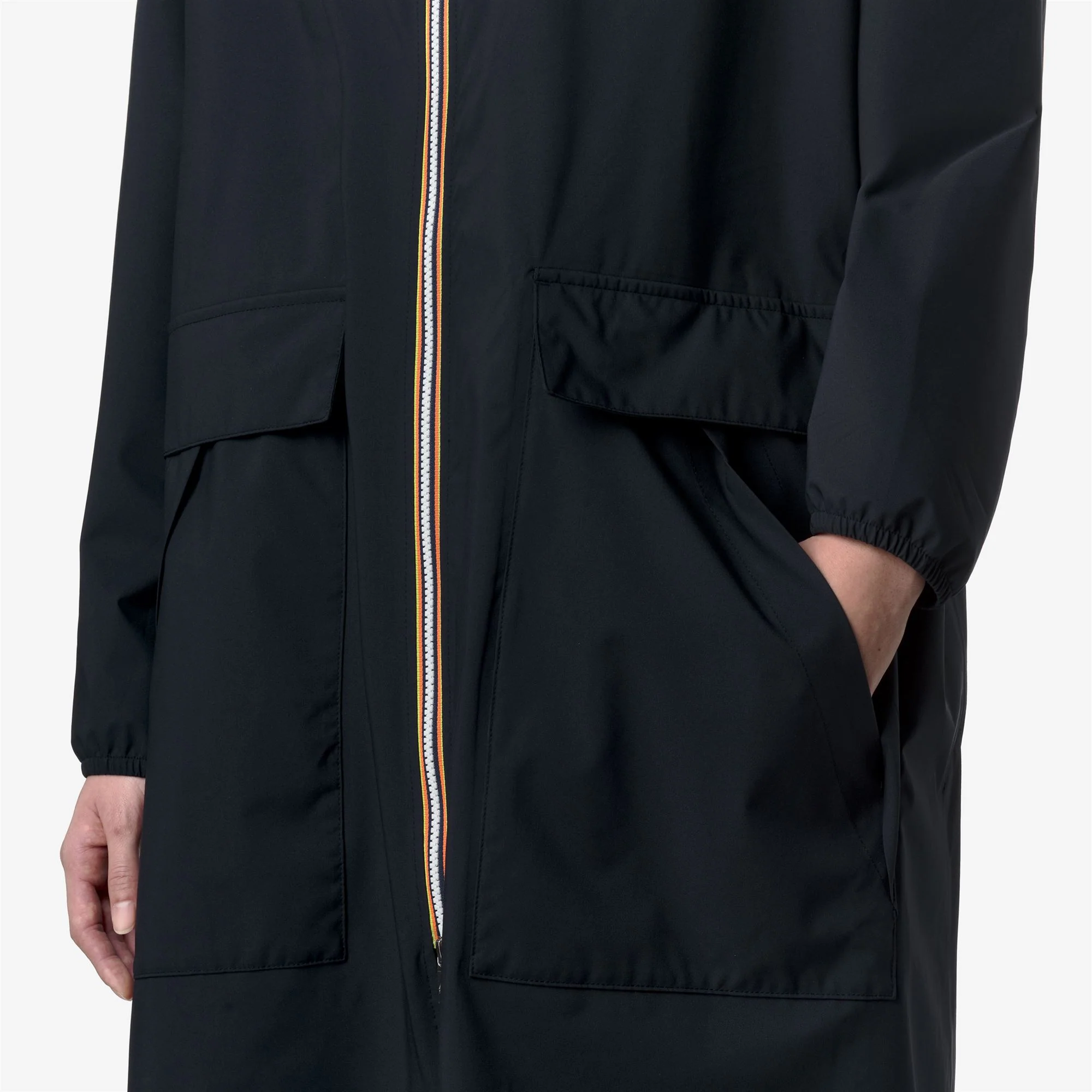 PERNILLA STRETCH DOT - Jackets - Long - Woman - BLUE DEPTH - Image 2
