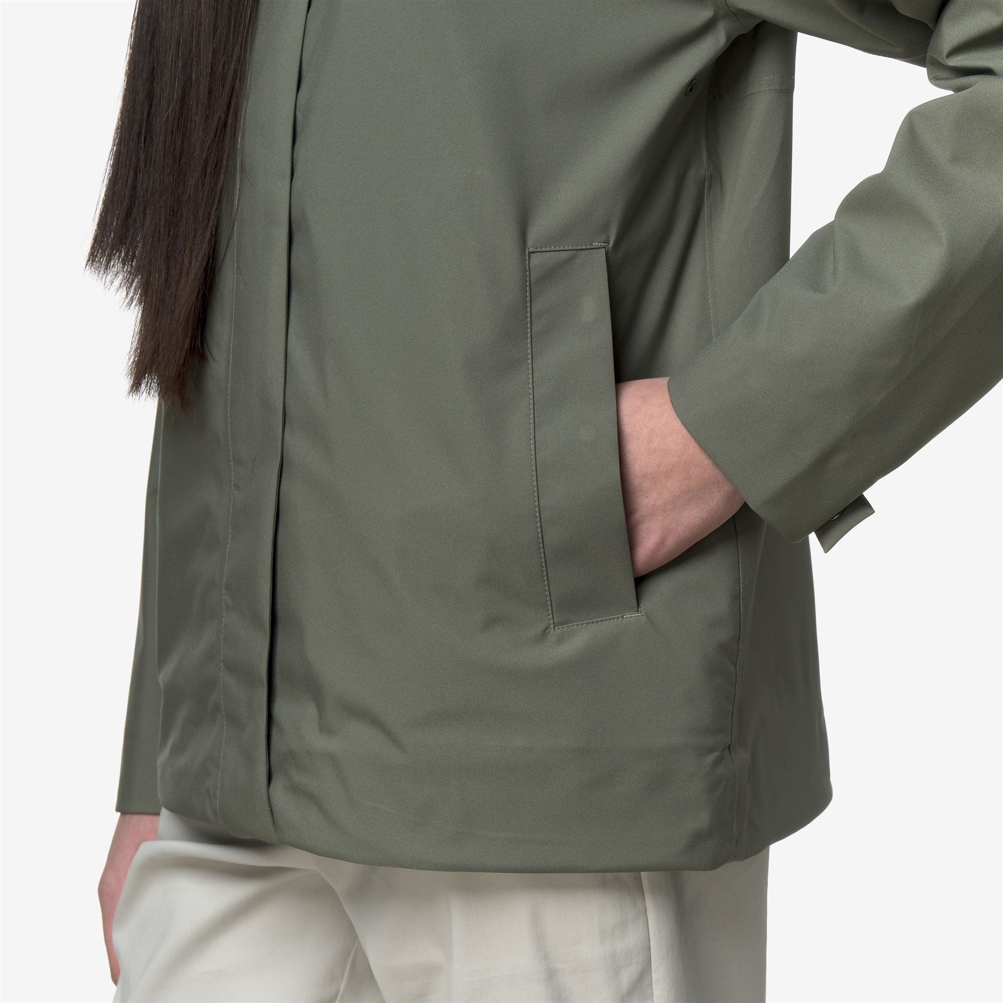 ROSE STRETCH 2L - Jackets - Short - Woman - GREEN LICHEN - Image 2