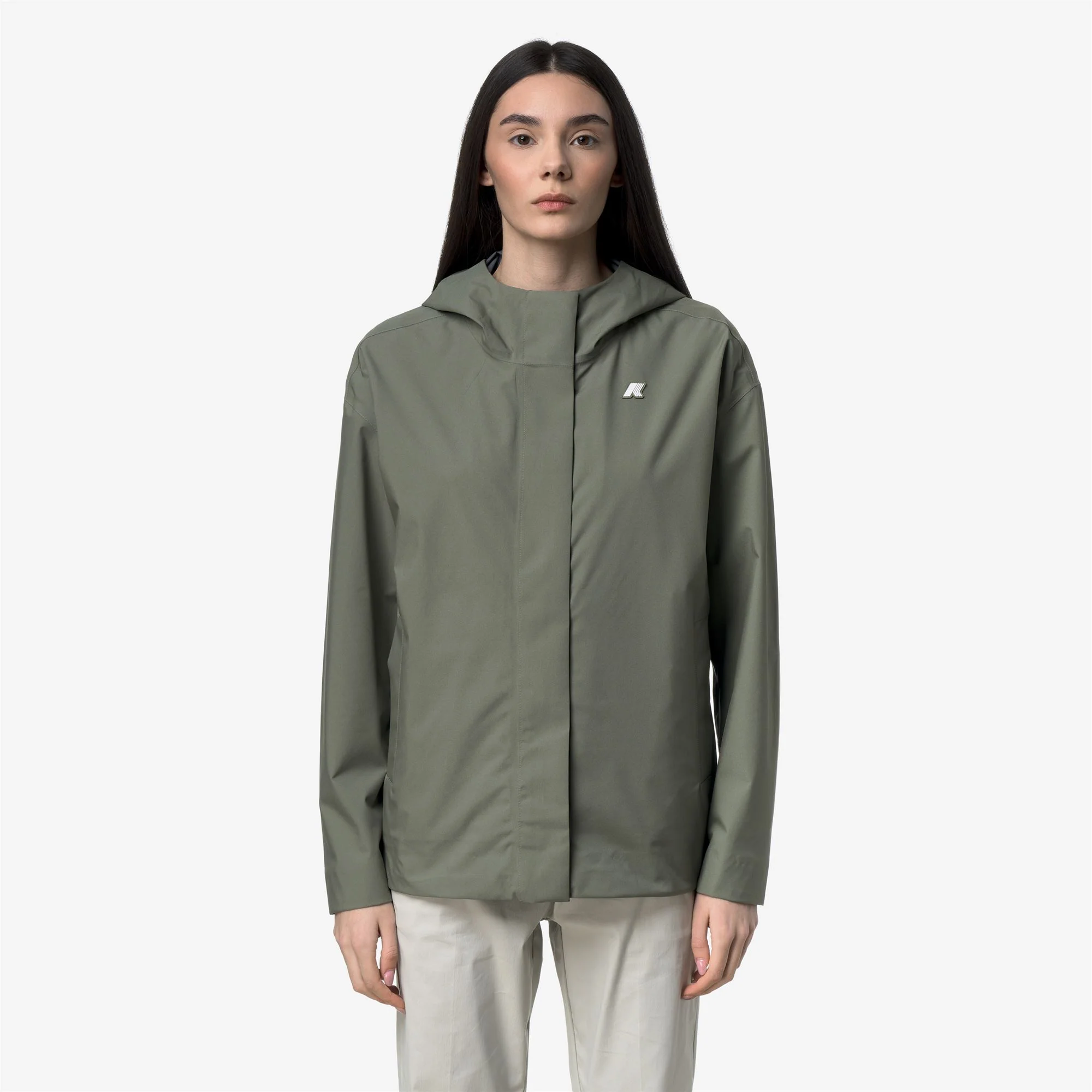 ROSE STRETCH 2L - Jackets - Short - Woman - GREEN LICHEN - Image 3