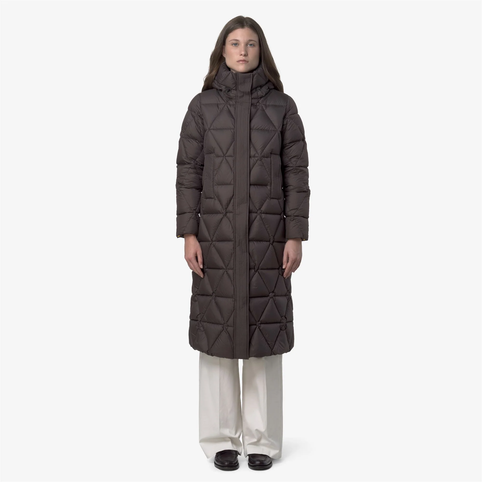 RUENNE THERMO MICROFIBER - Jackets - Long - Woman - BLACK OLIVE COMBO - Image 3