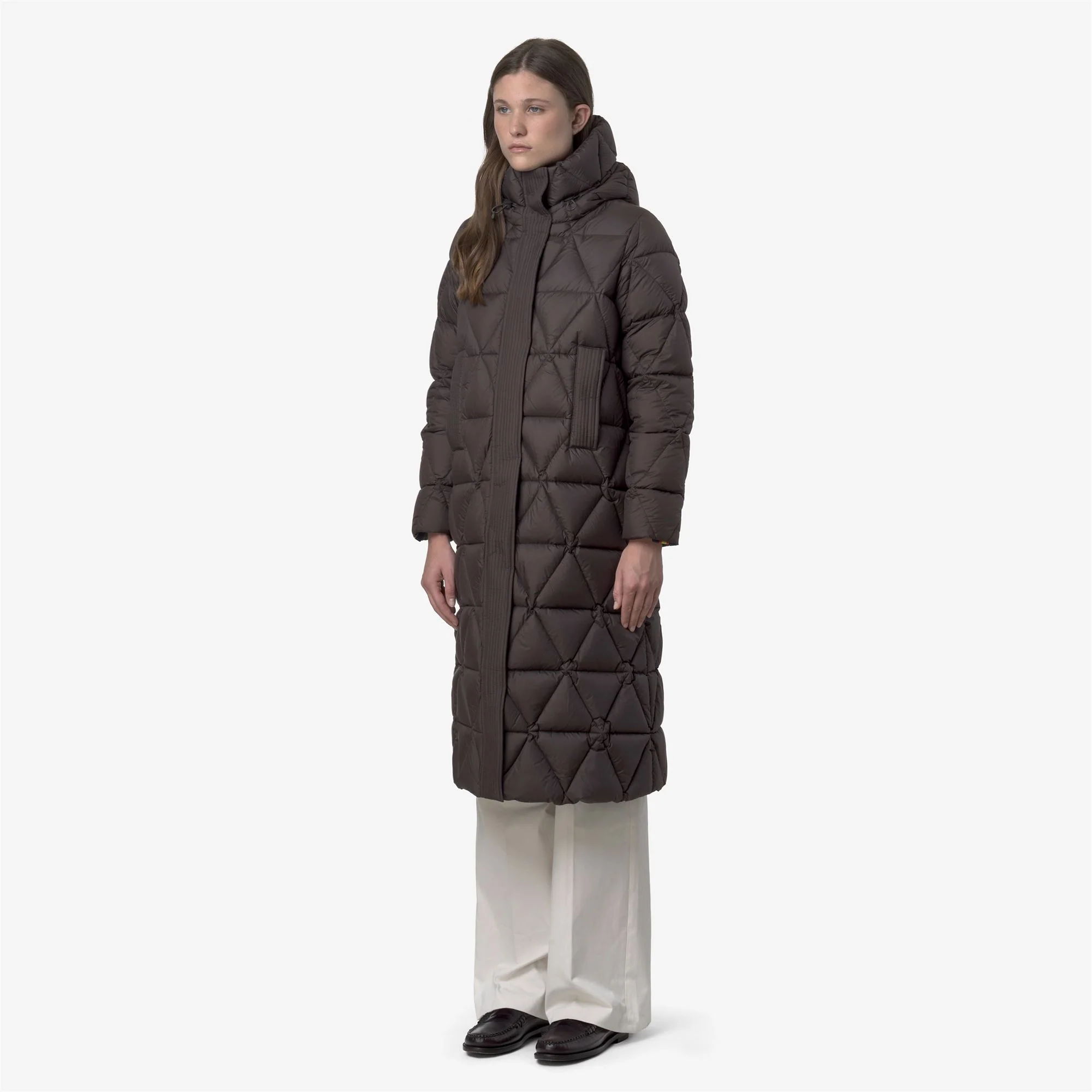 RUENNE THERMO MICROFIBER - Jackets - Long - Woman - BLACK OLIVE COMBO - Image 4