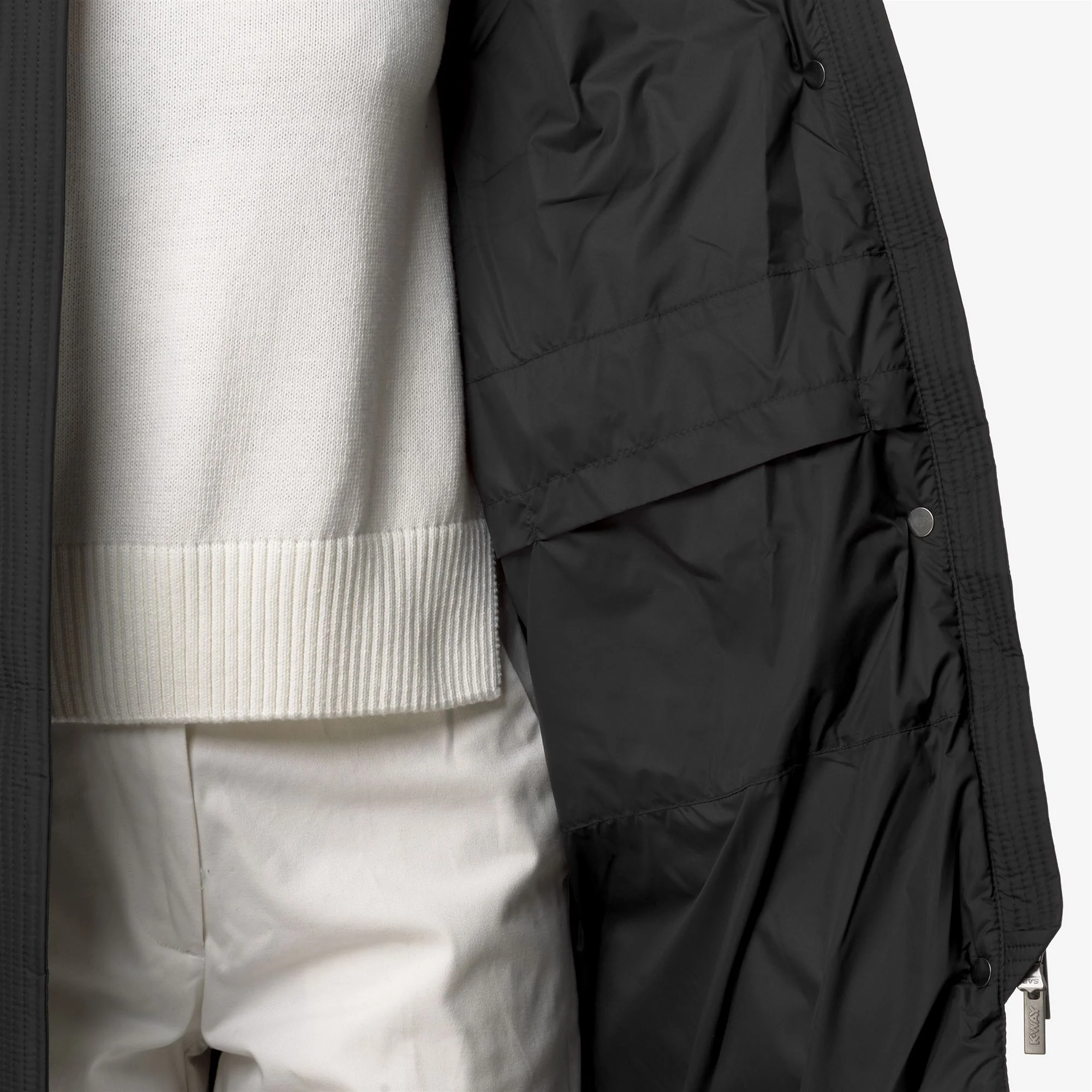 RUENNE THERMO MICROFIBER - Jackets - Long - Woman - BLACK PURE-BLACK PURE - Image 2