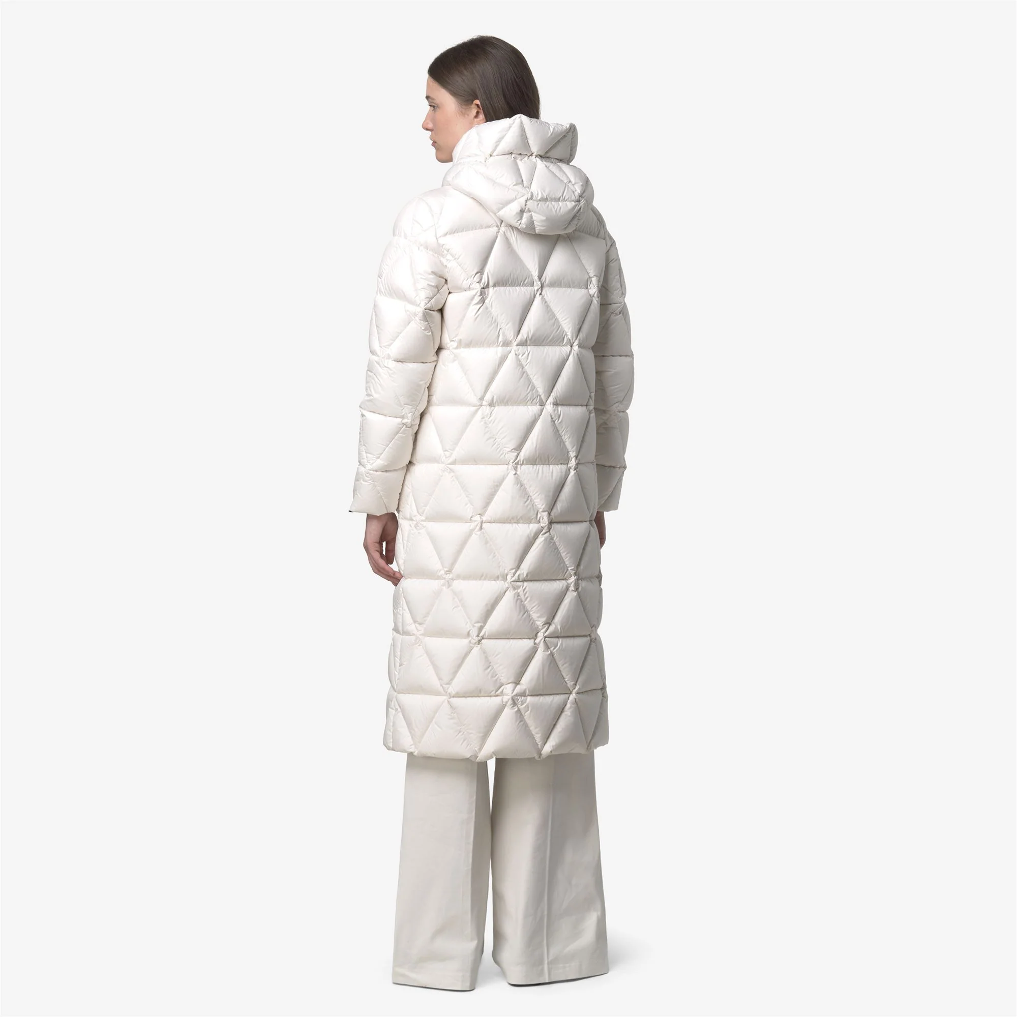 RUENNE THERMO MICROFIBER - Jackets - Long - Woman - WHITE GARDENIA COMBO - Image 5