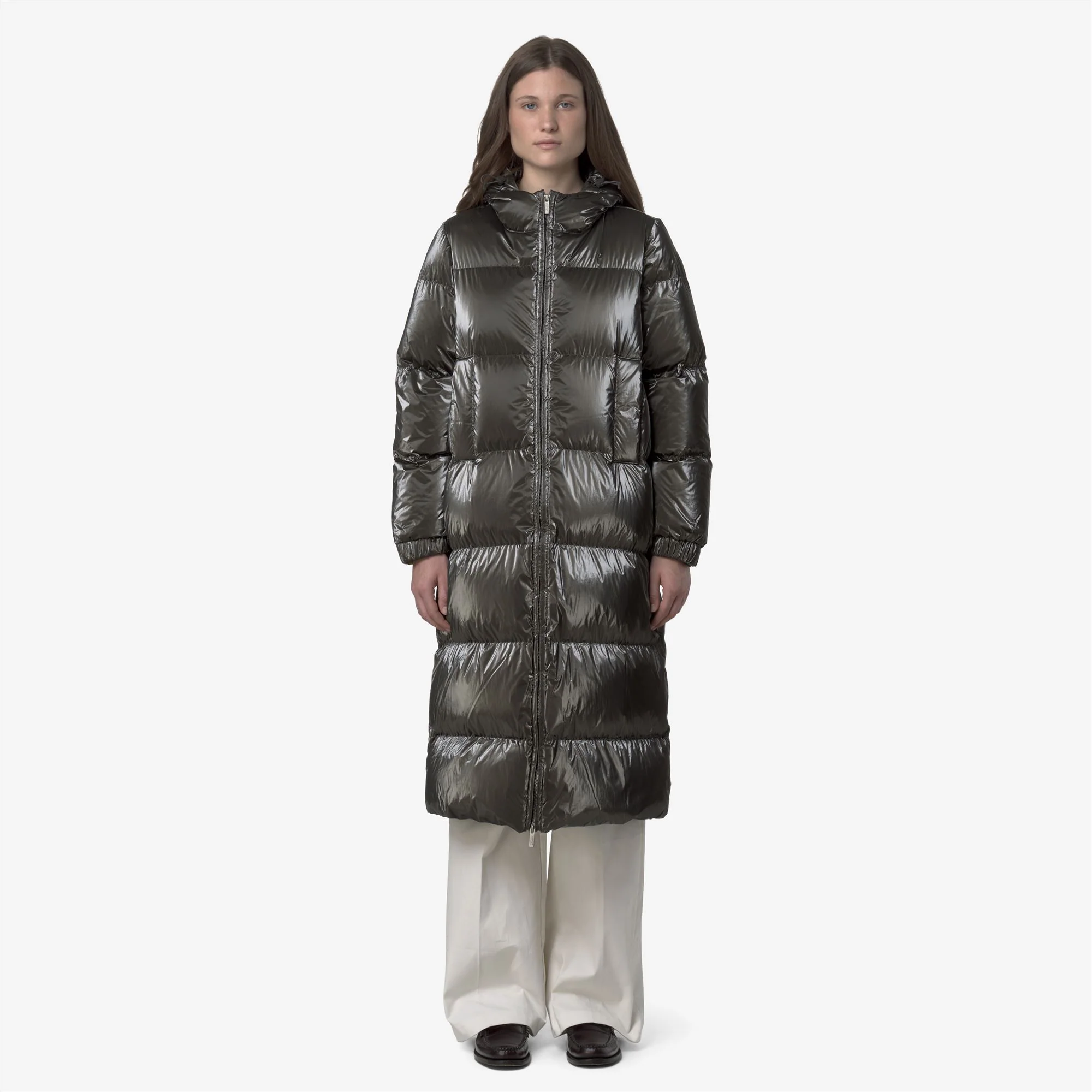RUENNE THERMO PEARLY - Jackets - Long - Woman - BLACK OLIVE COMBO - Image 3