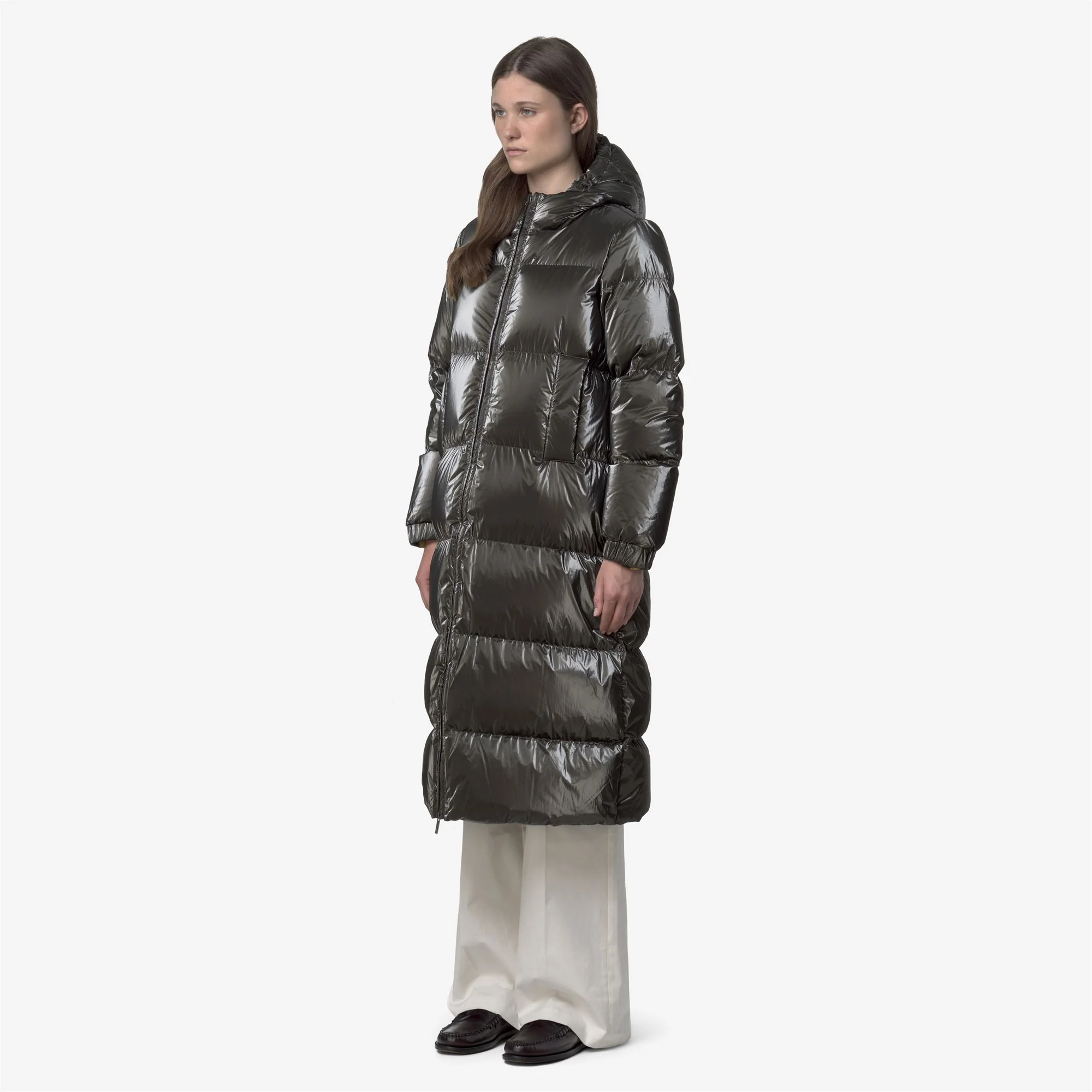 RUENNE THERMO PEARLY - Jackets - Long - Woman - BLACK OLIVE COMBO - Image 4