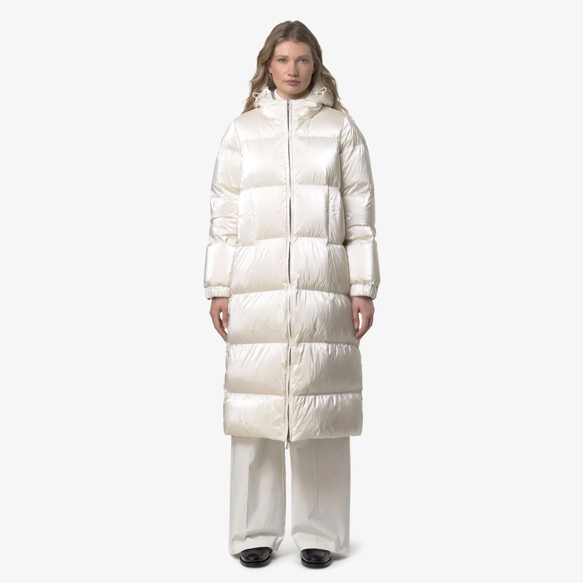 RUENNE THERMO PEARLY - Jackets - Long - Woman - WHITE GARDENIA COMBO - Image 3