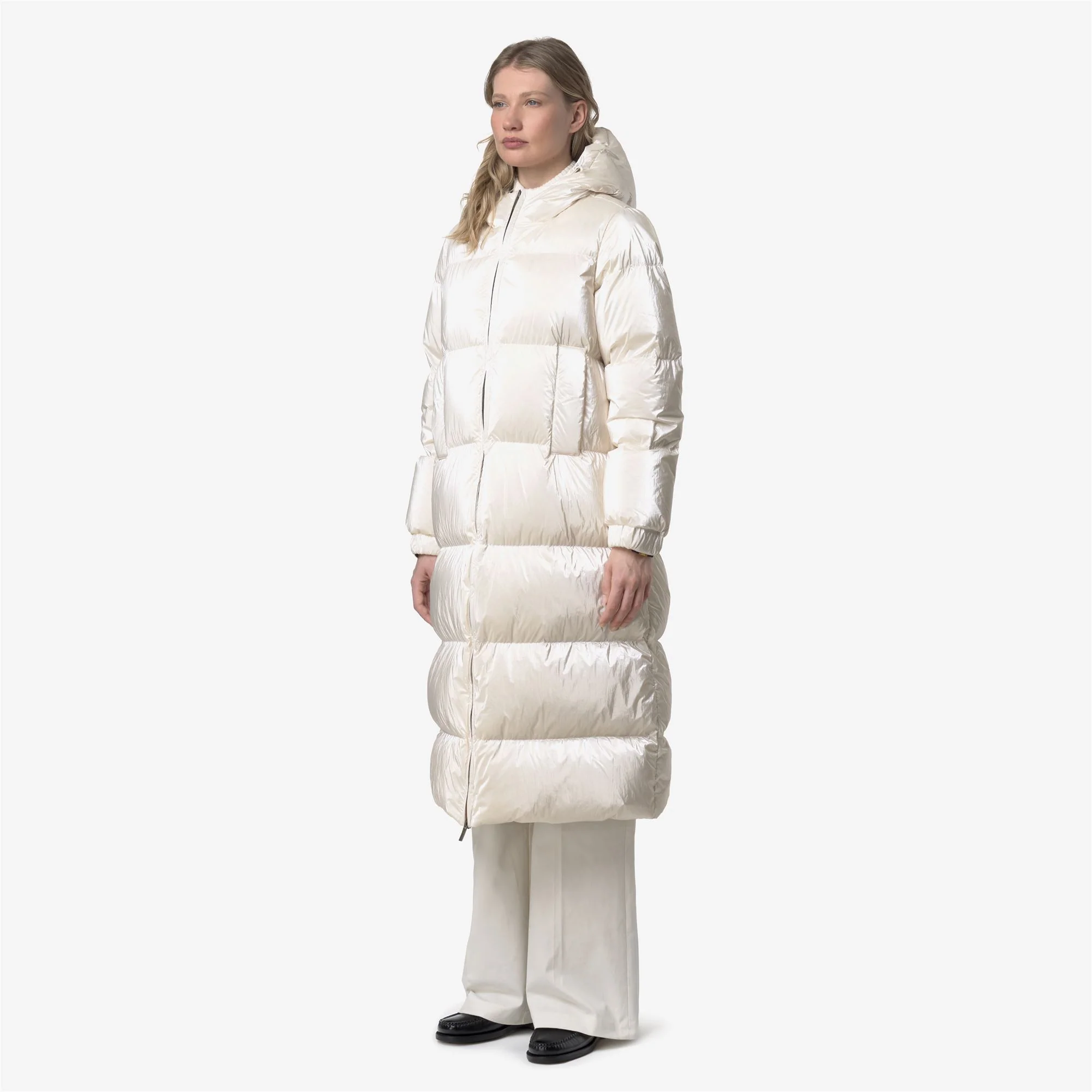 RUENNE THERMO PEARLY - Jackets - Long - Woman - WHITE GARDENIA COMBO - Image 4