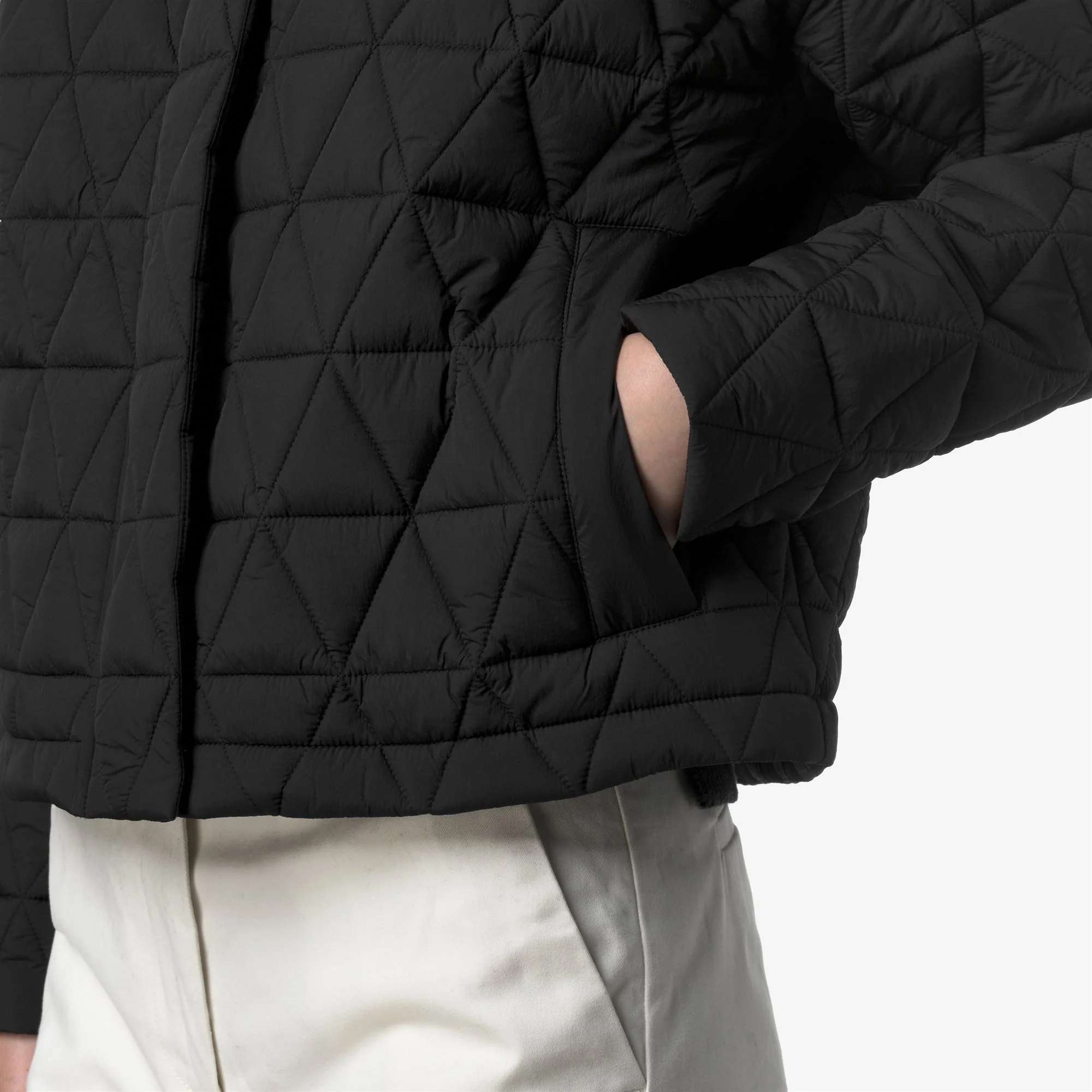 SABRINA DIAMOND QUILTED WARM - Jackets - Short - Woman - BLACK PURE - Image 2