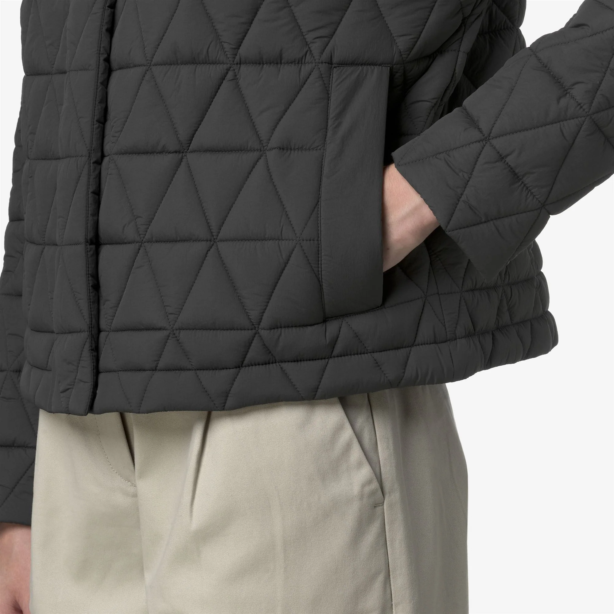 SABRINA DIAMOND QUILTED WARM - Jackets - Short - Woman - GREY SHADOW DK - Image 2
