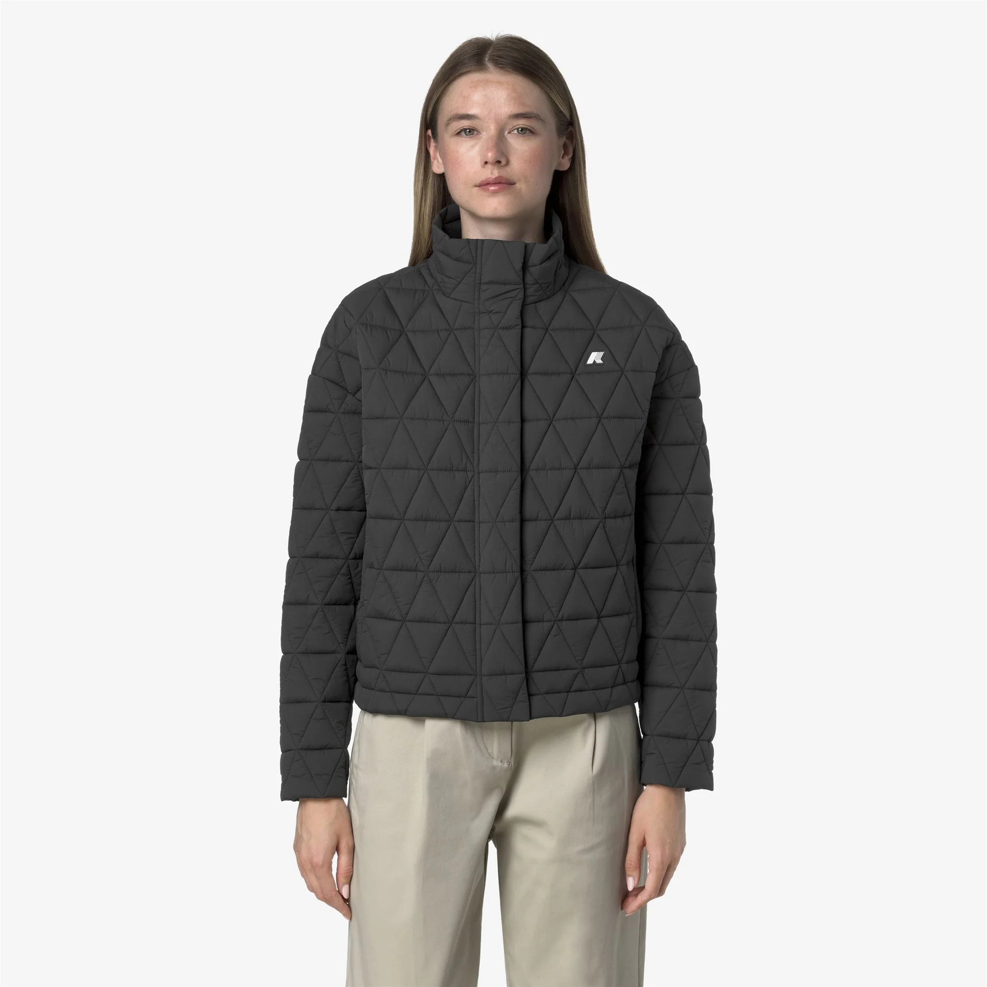 SABRINA DIAMOND QUILTED WARM - Jackets - Short - Woman - GREY SHADOW DK - Image 3