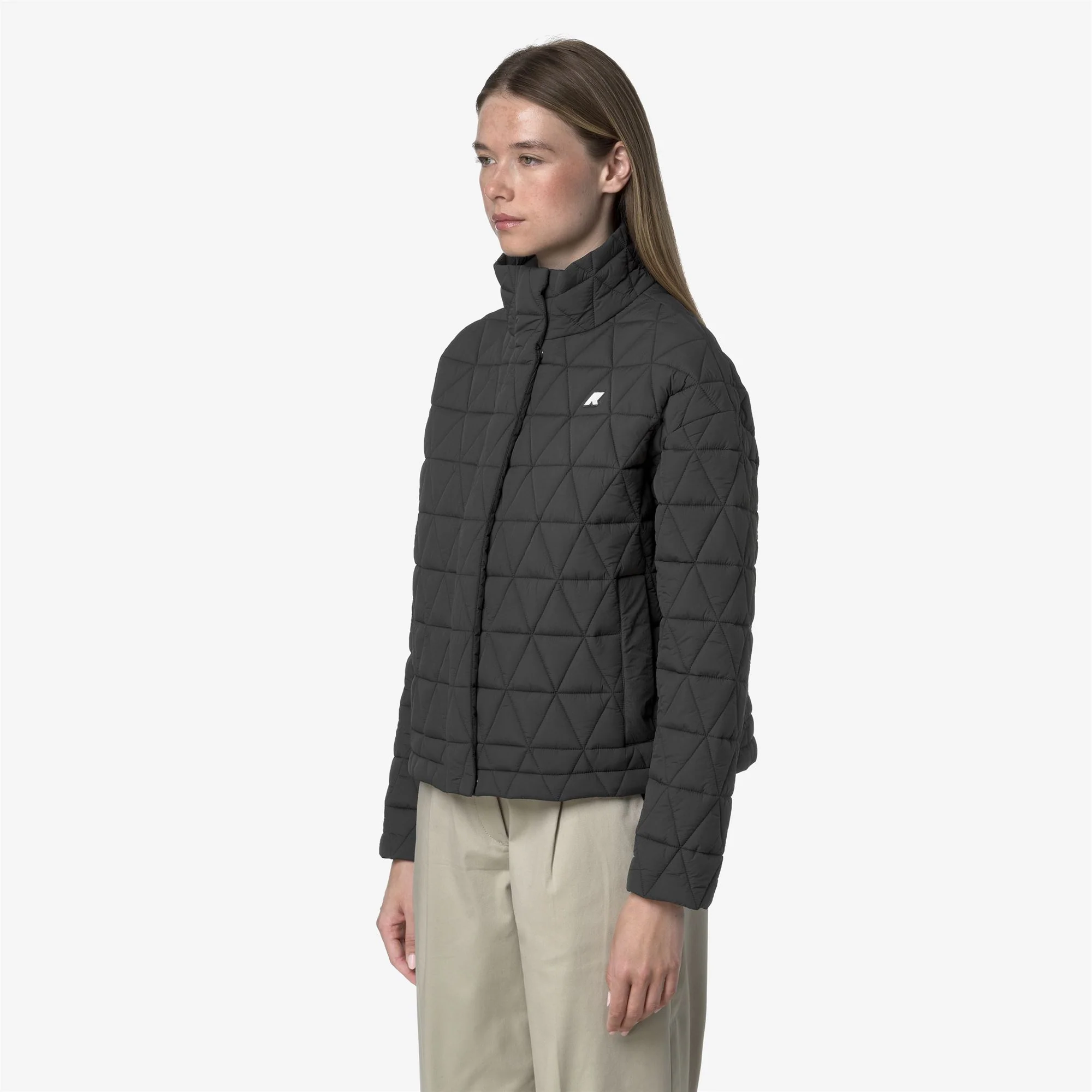 SABRINA DIAMOND QUILTED WARM - Jackets - Short - Woman - GREY SHADOW DK - Image 4
