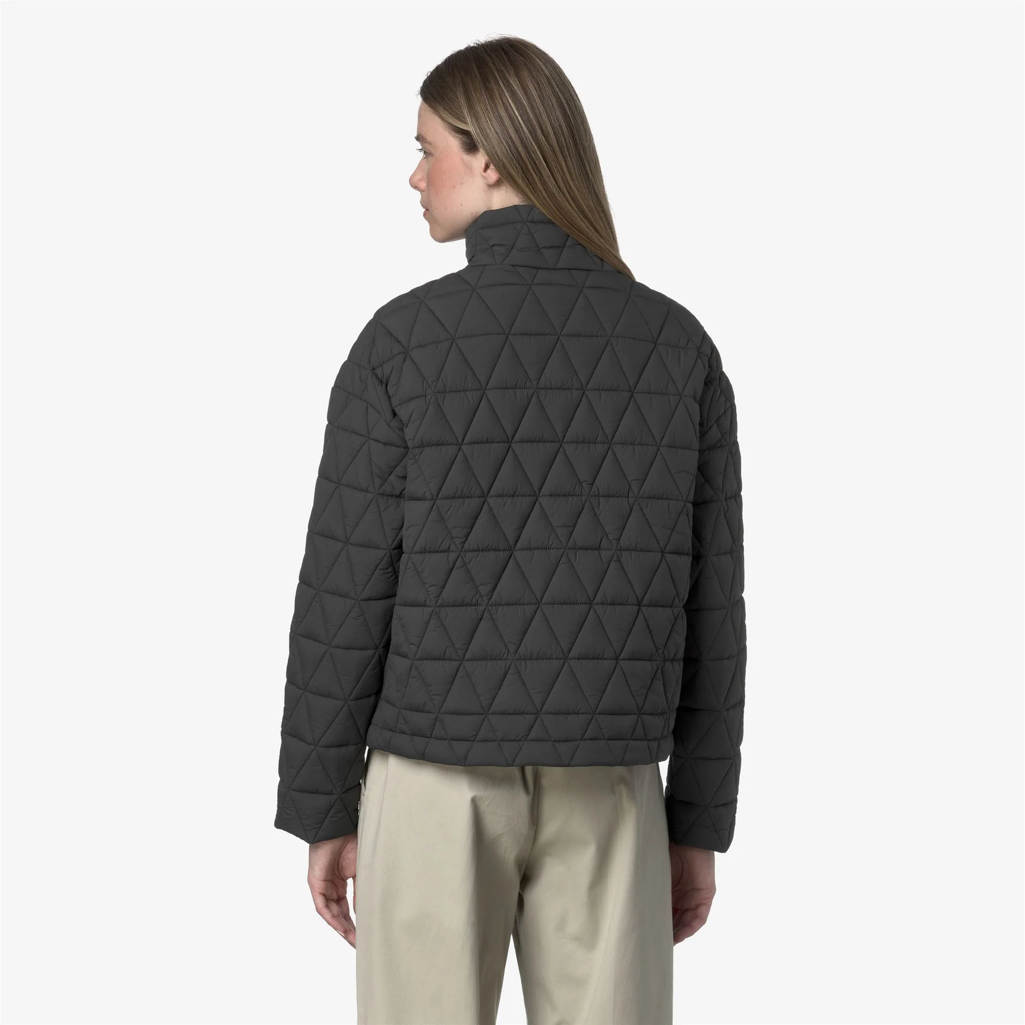 SABRINA DIAMOND QUILTED WARM - Jackets - Short - Woman - GREY SHADOW DK - Image 5