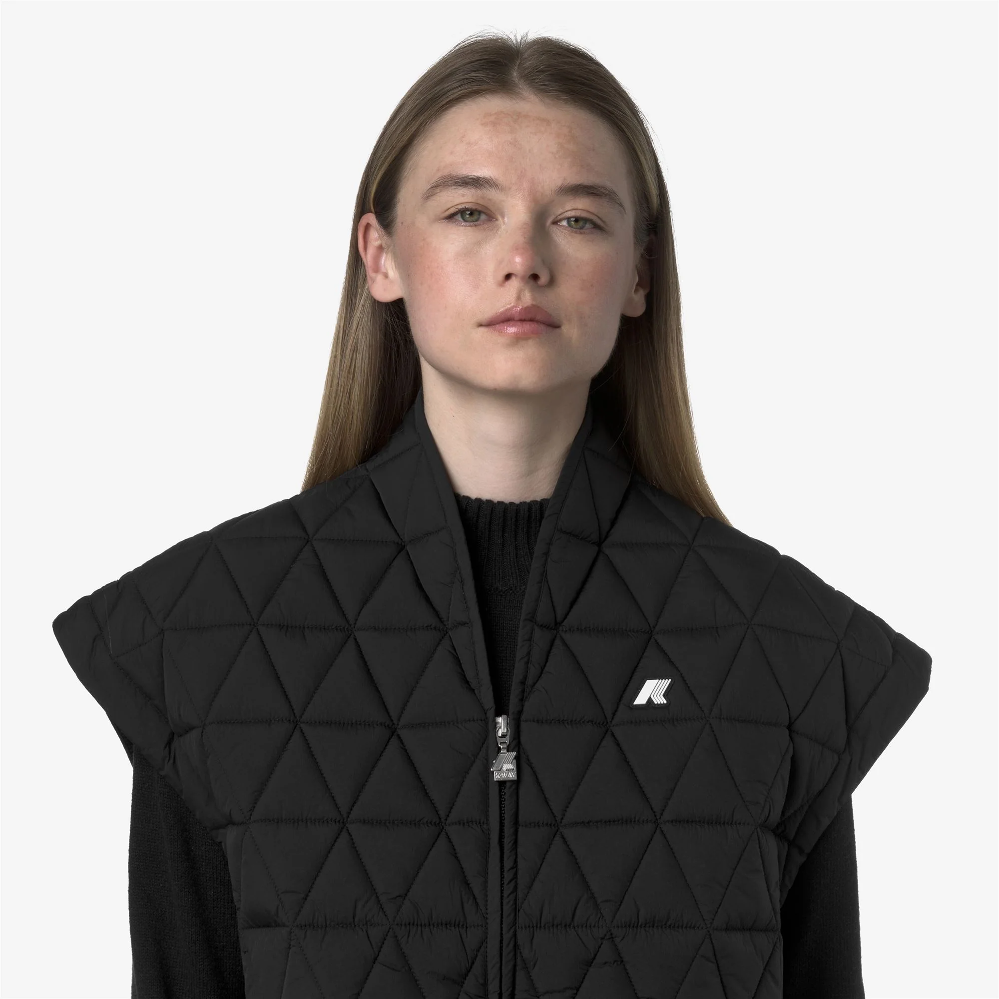 SALOIRE DIAMOND QUILTED WARM AF - Jackets - Vest - Woman - BLACK PURE - Image 2