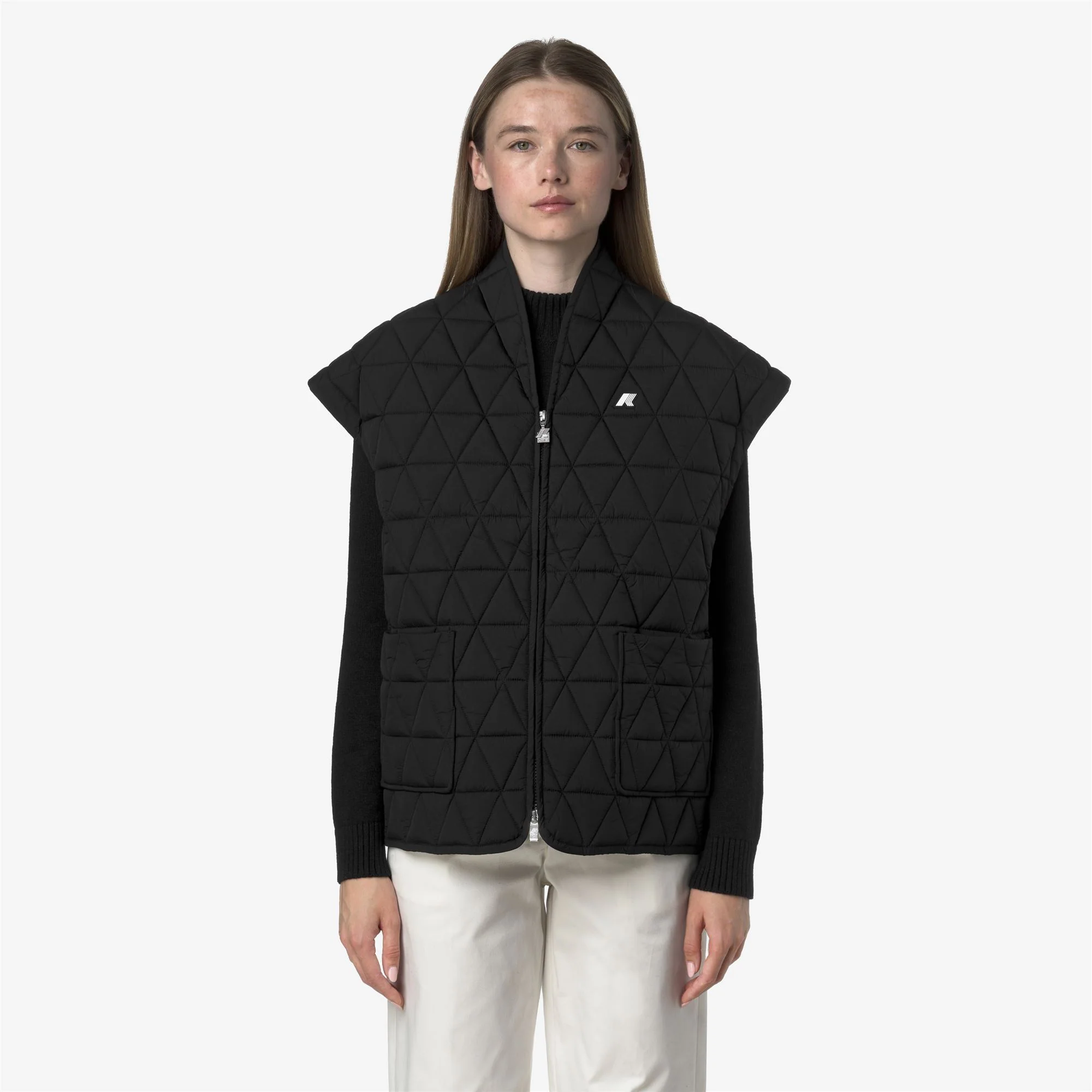SALOIRE DIAMOND QUILTED WARM AF - Jackets - Vest - Woman - BLACK PURE - Image 3