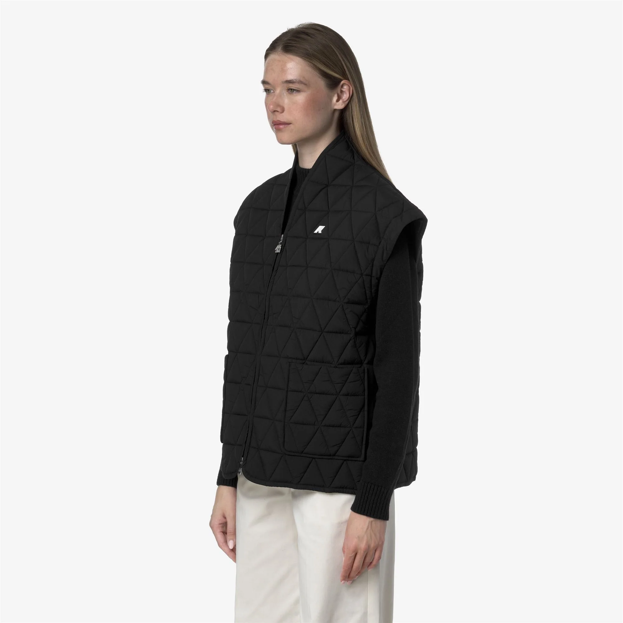 SALOIRE DIAMOND QUILTED WARM AF - Jackets - Vest - Woman - BLACK PURE - Image 4