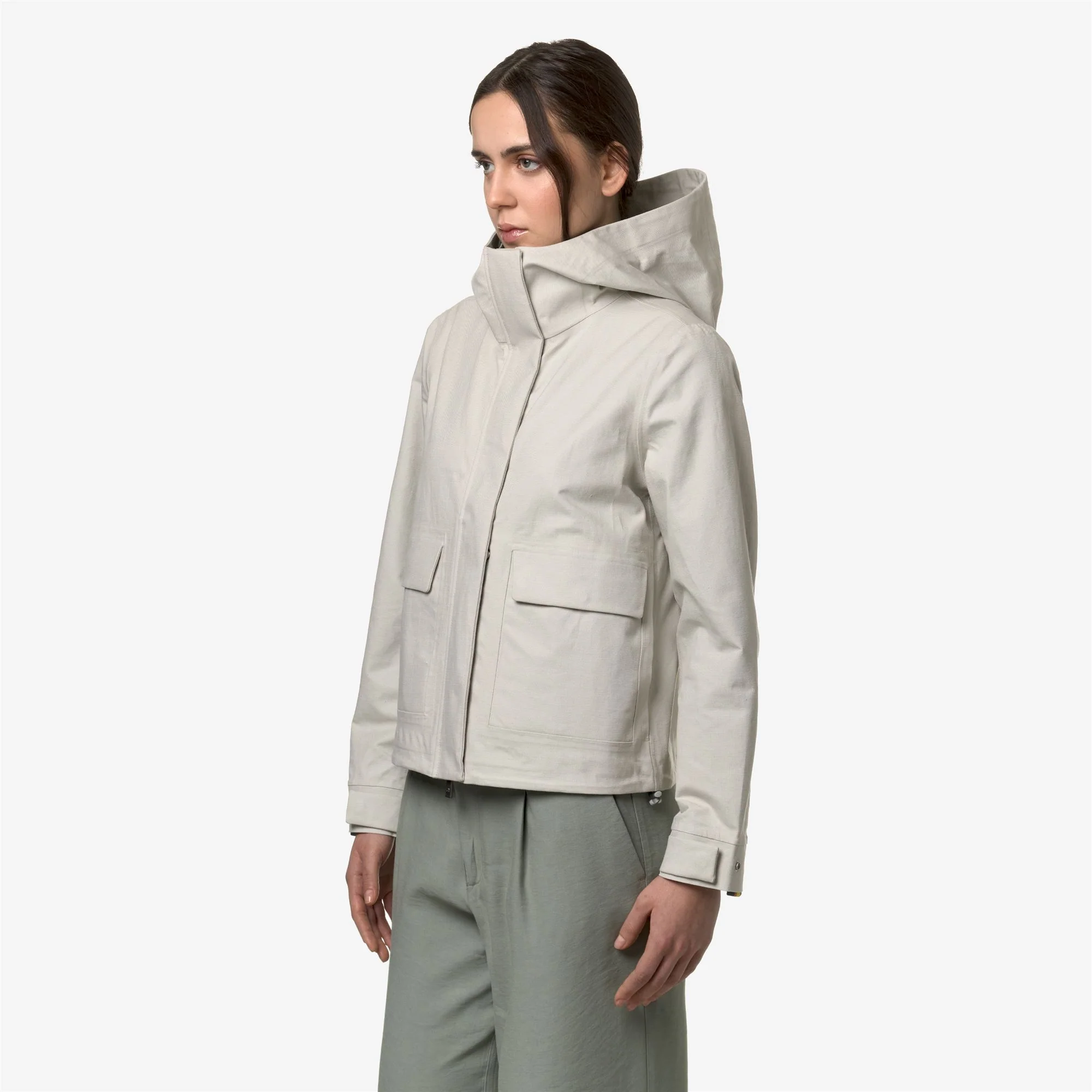 SARTHE LINEN BLEND 2L - Jackets - Short - Woman - BEIGE LT-SILVER - Image 4