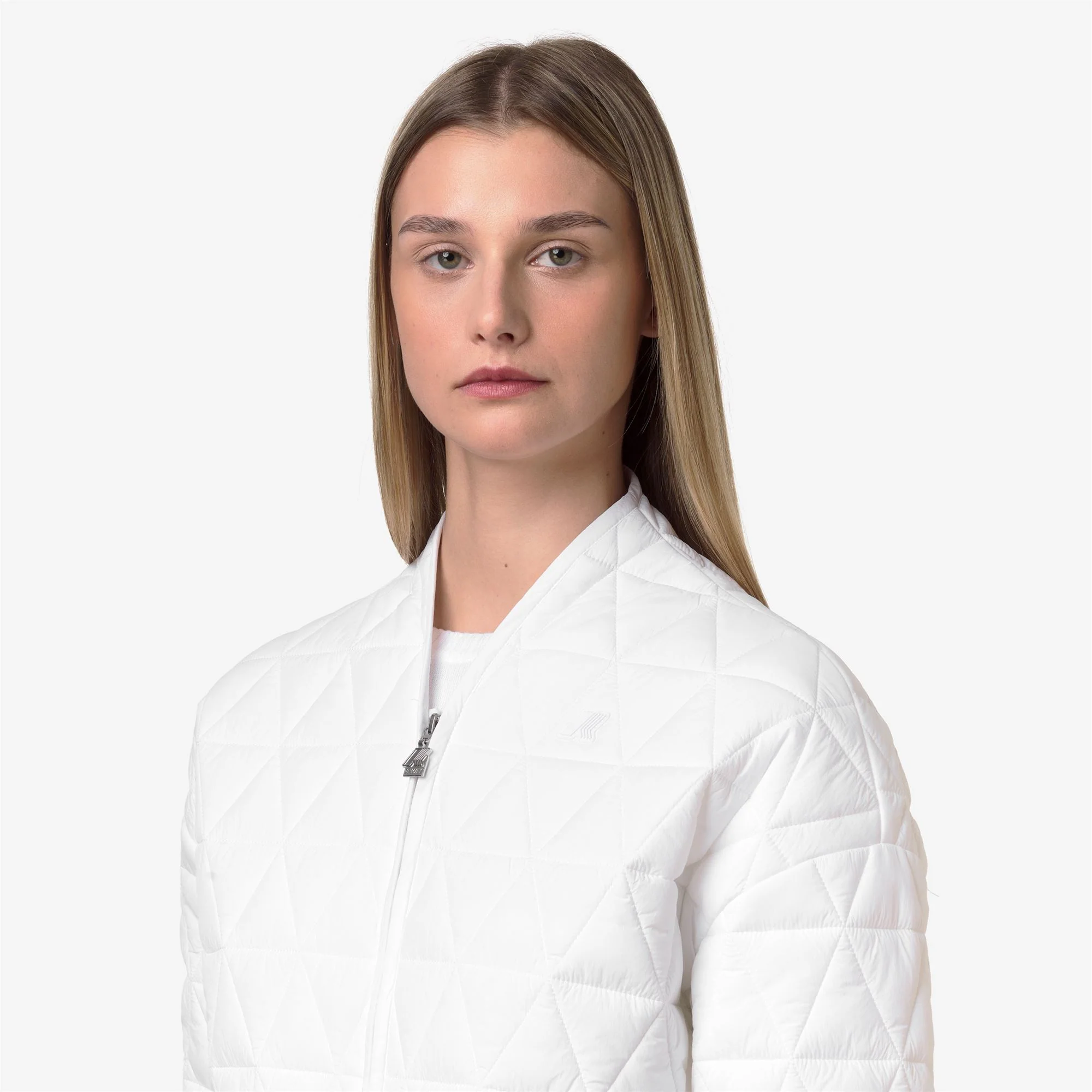 SELIME DIAMOND QUILTED WARM AF - Jackets - Mid - Woman - WHITE - Image 2