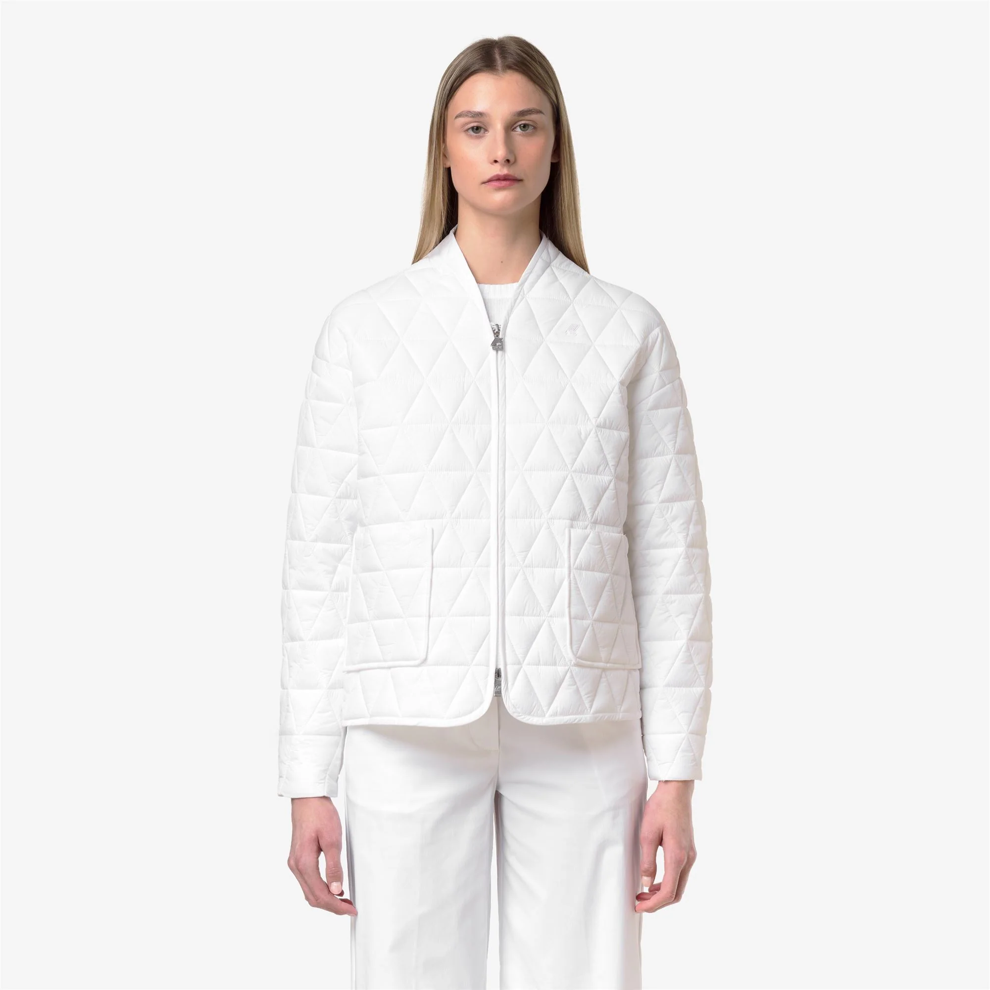 SELIME DIAMOND QUILTED WARM AF - Jackets - Mid - Woman - WHITE - Image 3