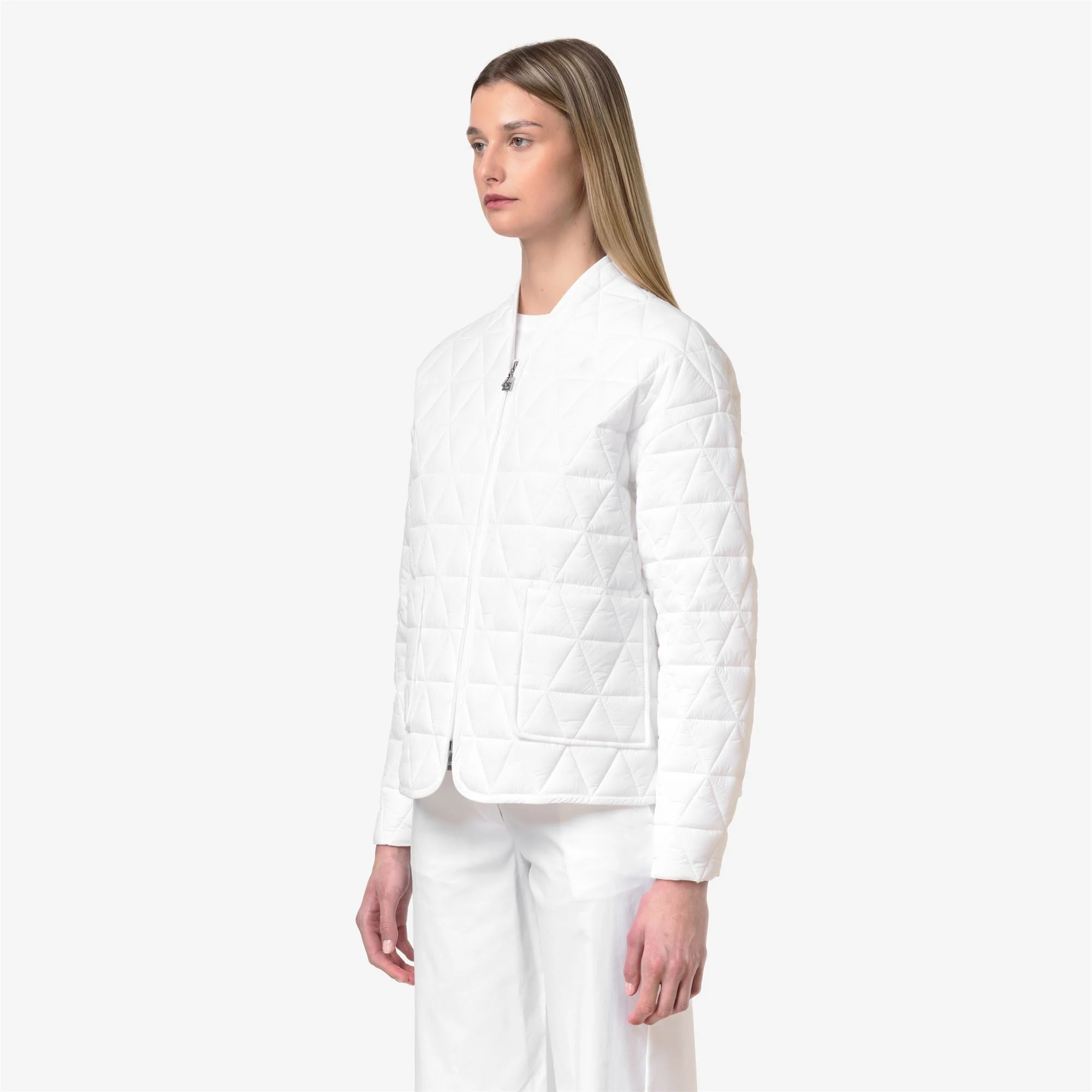 SELIME DIAMOND QUILTED WARM AF - Jackets - Mid - Woman - WHITE - Image 4