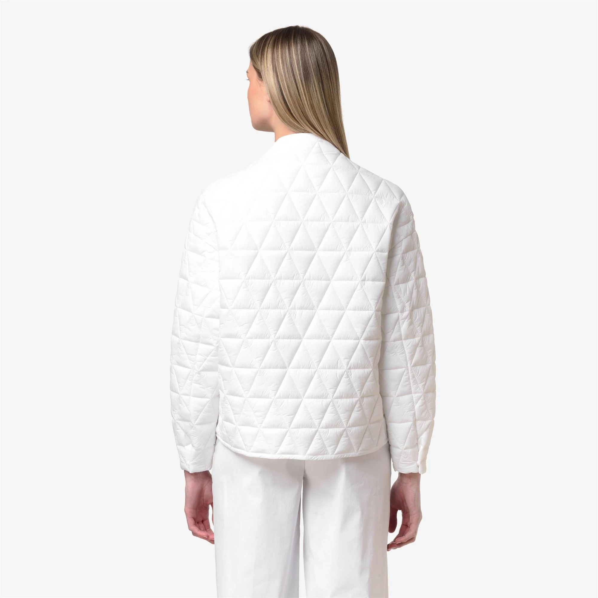 SELIME DIAMOND QUILTED WARM AF - Jackets - Mid - Woman - WHITE - Image 5