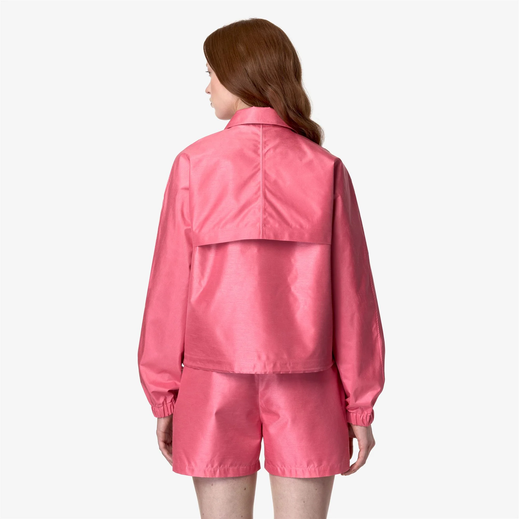SOISIR SHANTUNG - LIKE 2L - Jackets - Short - Woman - PINK CAMELIA SHANTUNG - Image 5