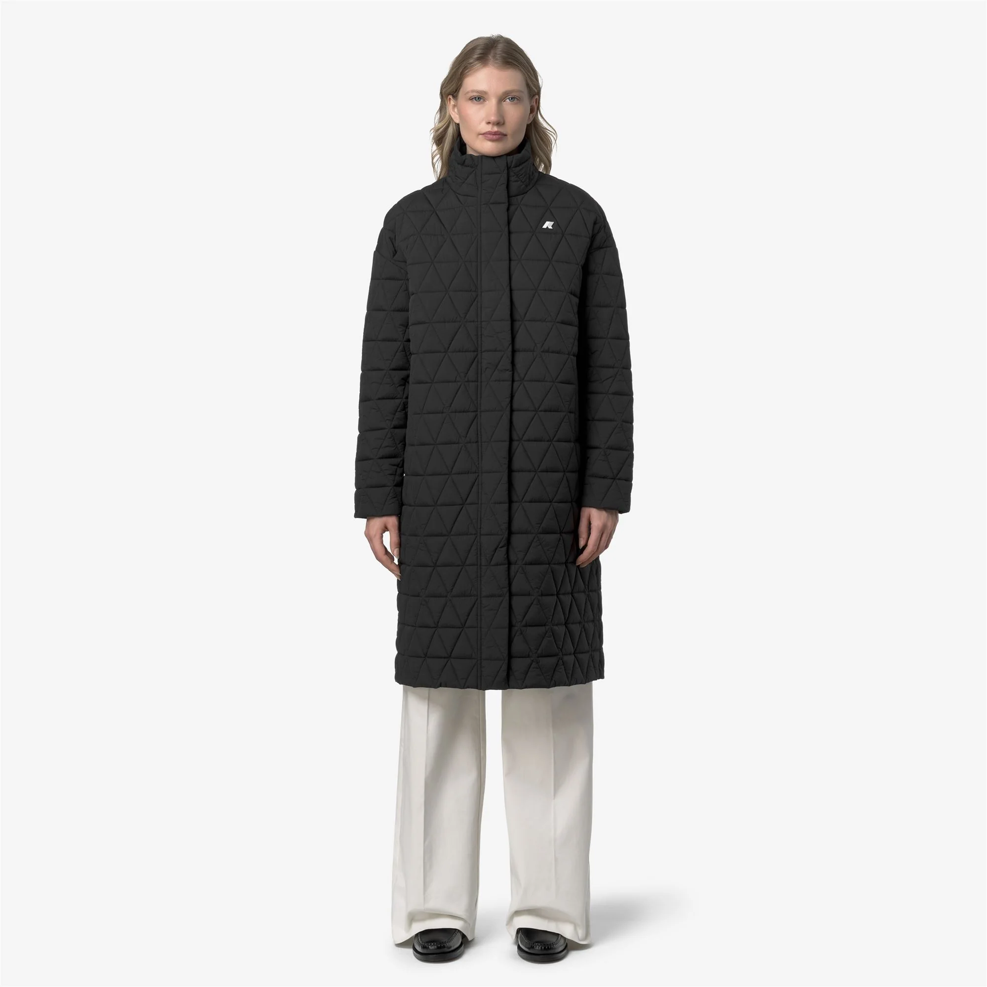SONJA DIAMOND QUILTED WARM - Jackets - Long - Woman - BLACK PURE - Image 3