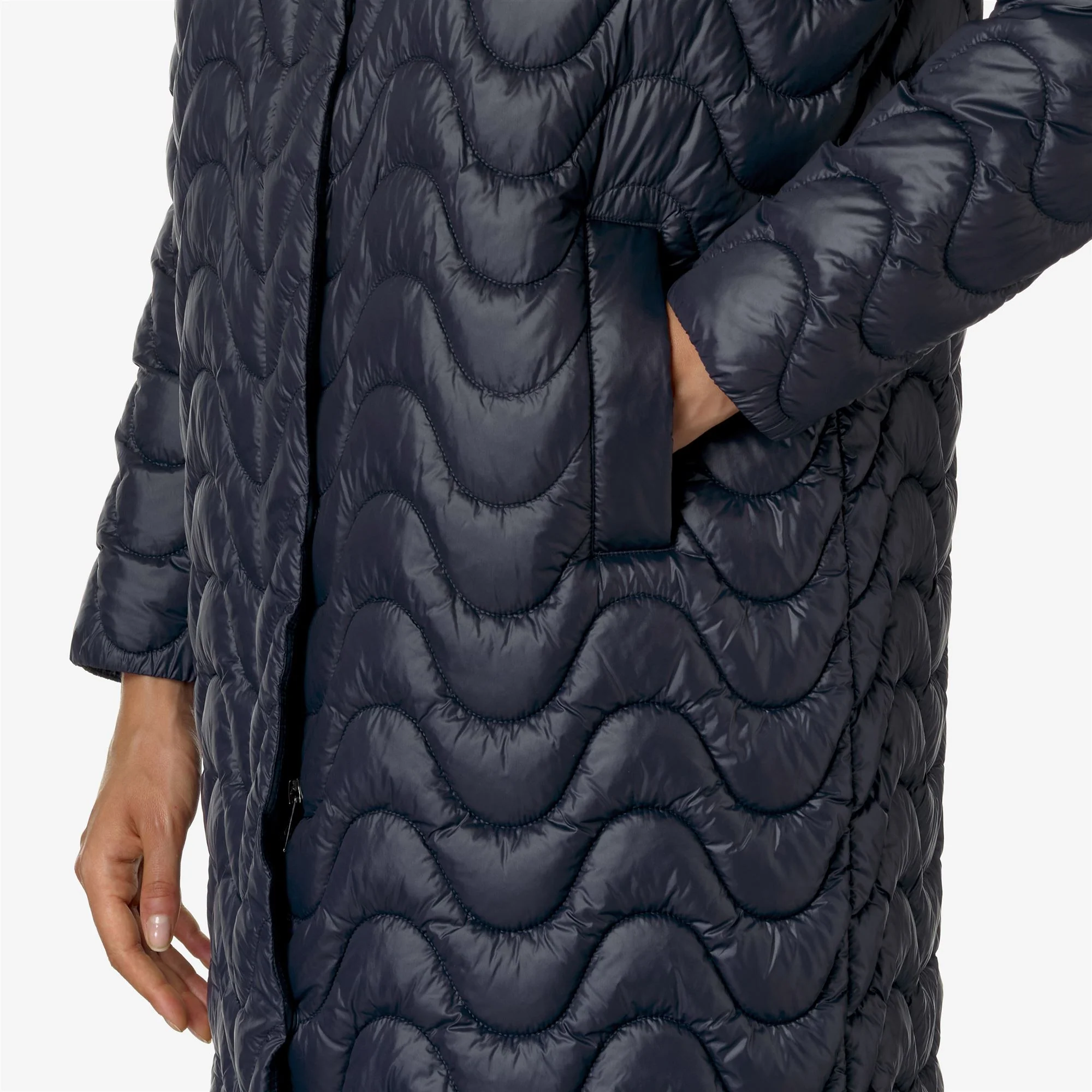SONJA QUILTED WARM - Jackets - Long - Woman - BLUE DEPTH - Image 2
