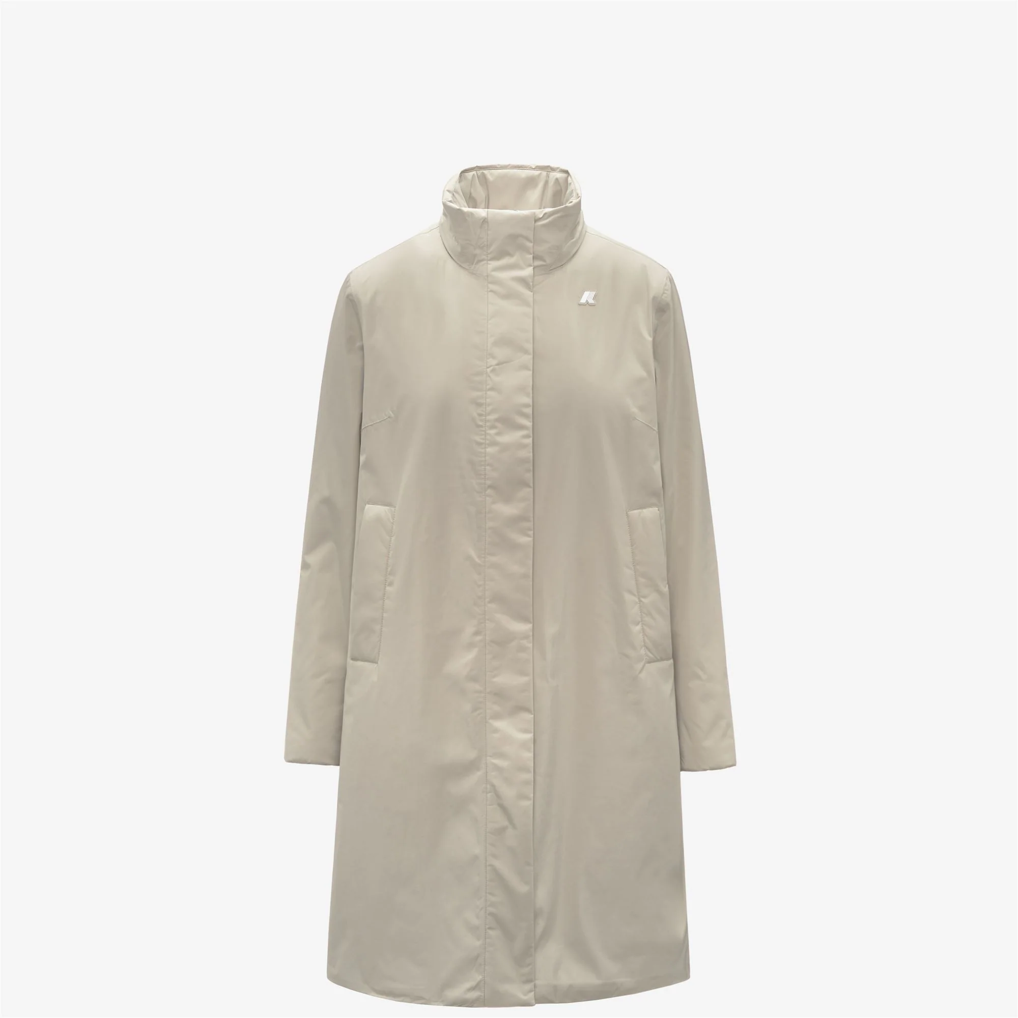 SONJA SOFT TOUCH MARMOTTA - Jackets - Long - Woman - BEIGE CASHMERE-GREY GOAT - Image 2