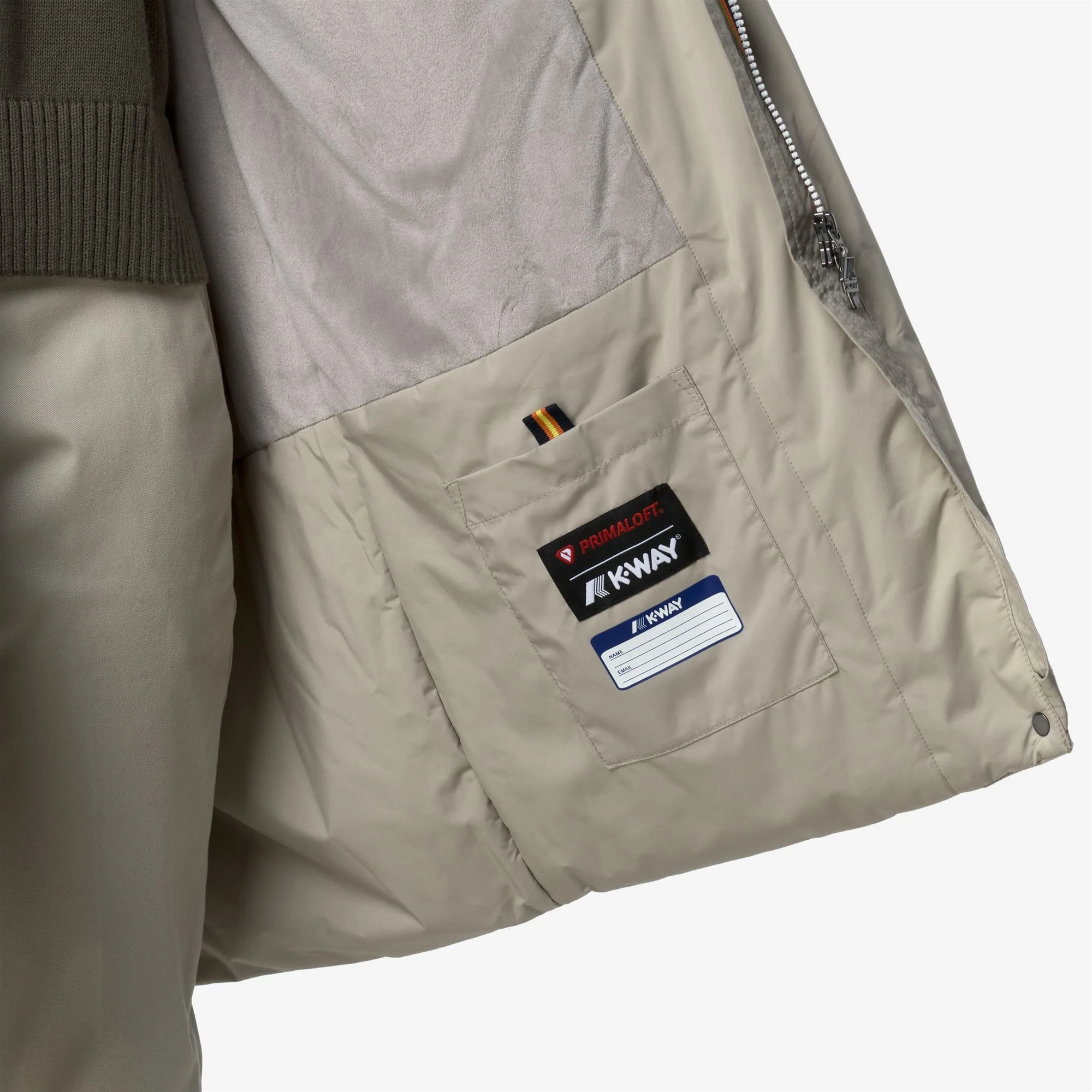 SONJA SOFT TOUCH MARMOTTA - Jackets - Long - Woman - BEIGE CASHMERE-GREY GOAT - Image 3
