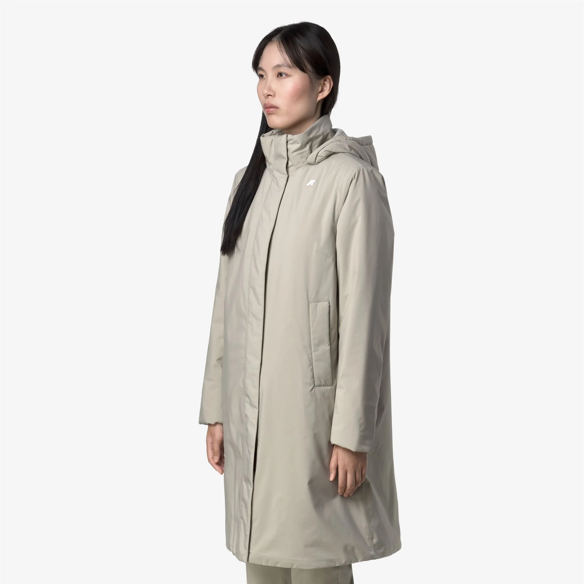SONJA SOFT TOUCH MARMOTTA - Jackets - Long - Woman - BEIGE CASHMERE-GREY GOAT - Image 5