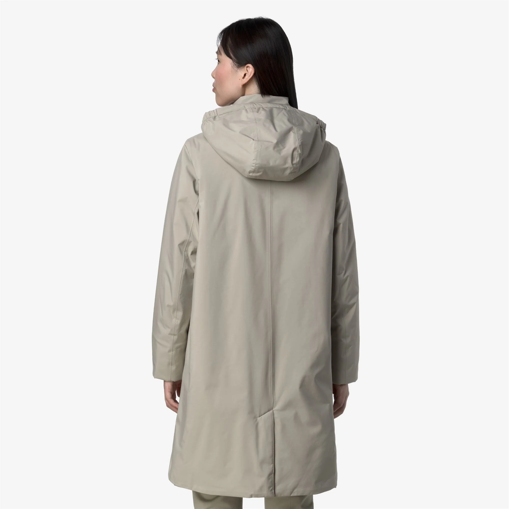 SONJA SOFT TOUCH MARMOTTA - Jackets - Long - Woman - BEIGE CASHMERE-GREY GOAT - Image 6