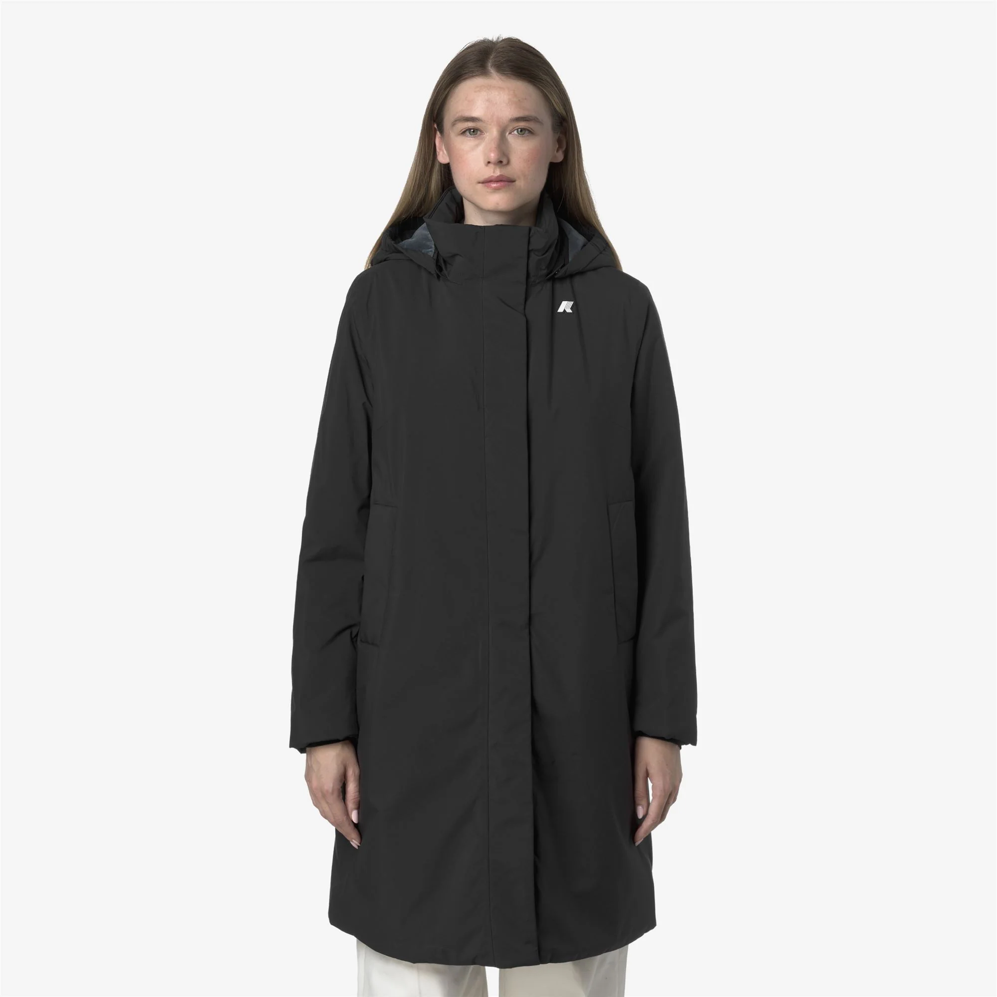 SONJA SOFT TOUCH MARMOTTA - Jackets - Long - Woman - BLACK PURE-BLUE AIRFORCE - Image 4