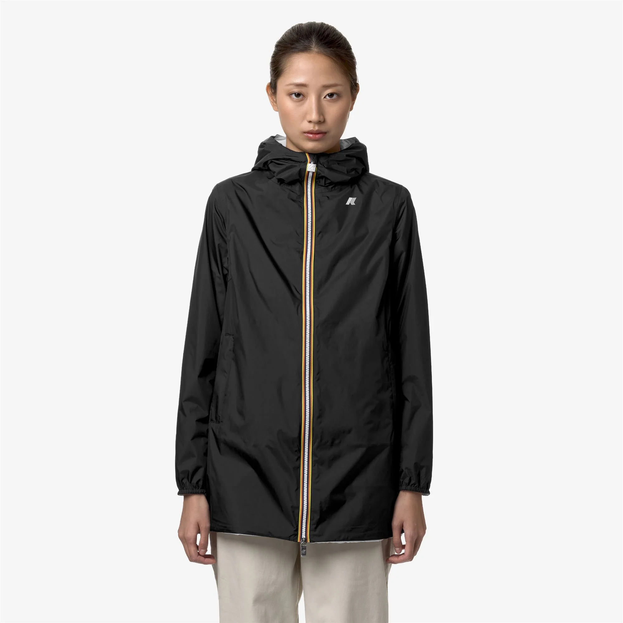 SOPHIE PLUS.2 REVERSIBLE - Jackets - Mid - Woman - BLACK P-WHITE - Image 4