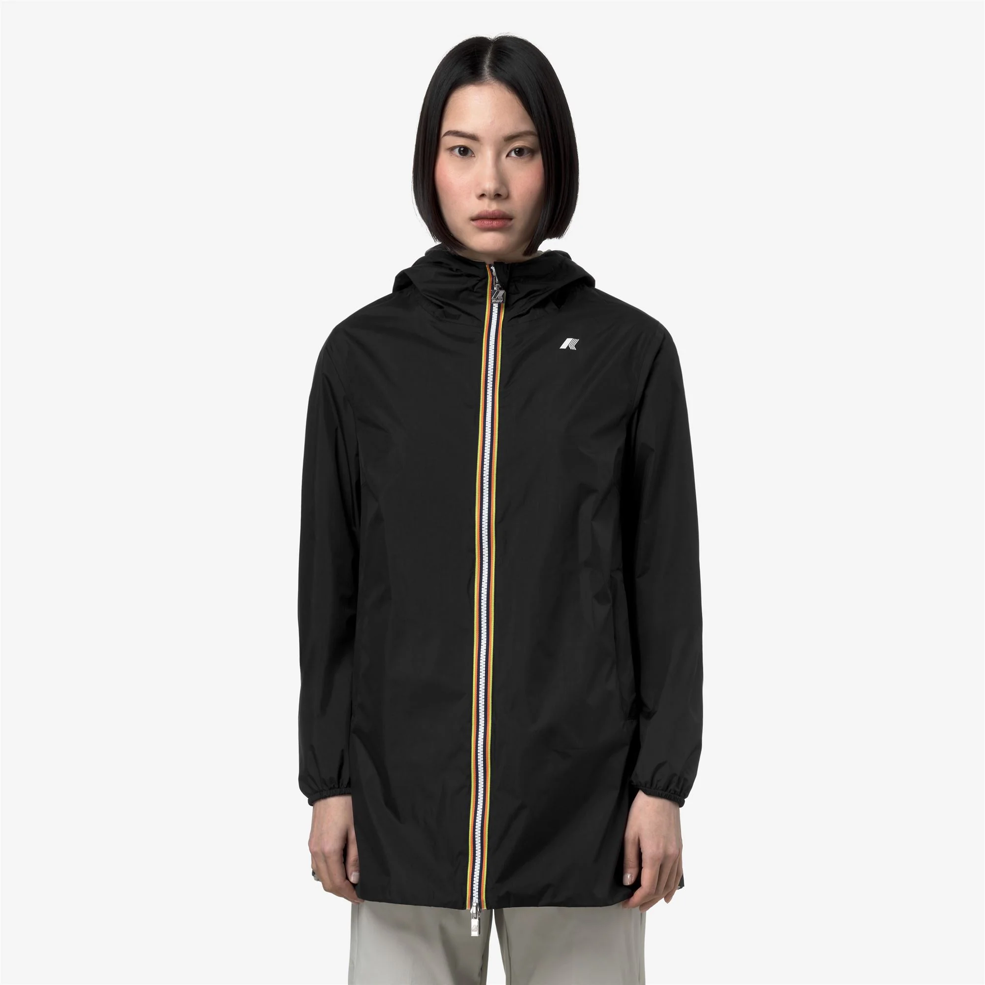 SOPHIE PLUS.2 REVERSIBLE - Jackets - Mid - Woman - BLACK PURE-BEIGE LT - Image 4