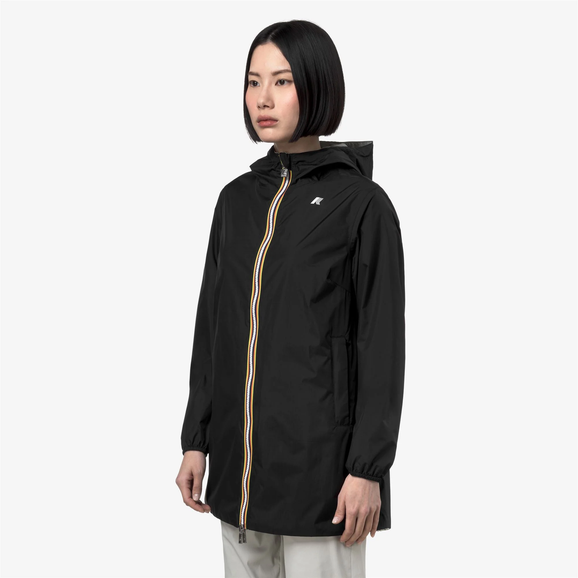 SOPHIE PLUS.2 REVERSIBLE - Jackets - Mid - Woman - BLACK PURE-BEIGE LT - Image 5