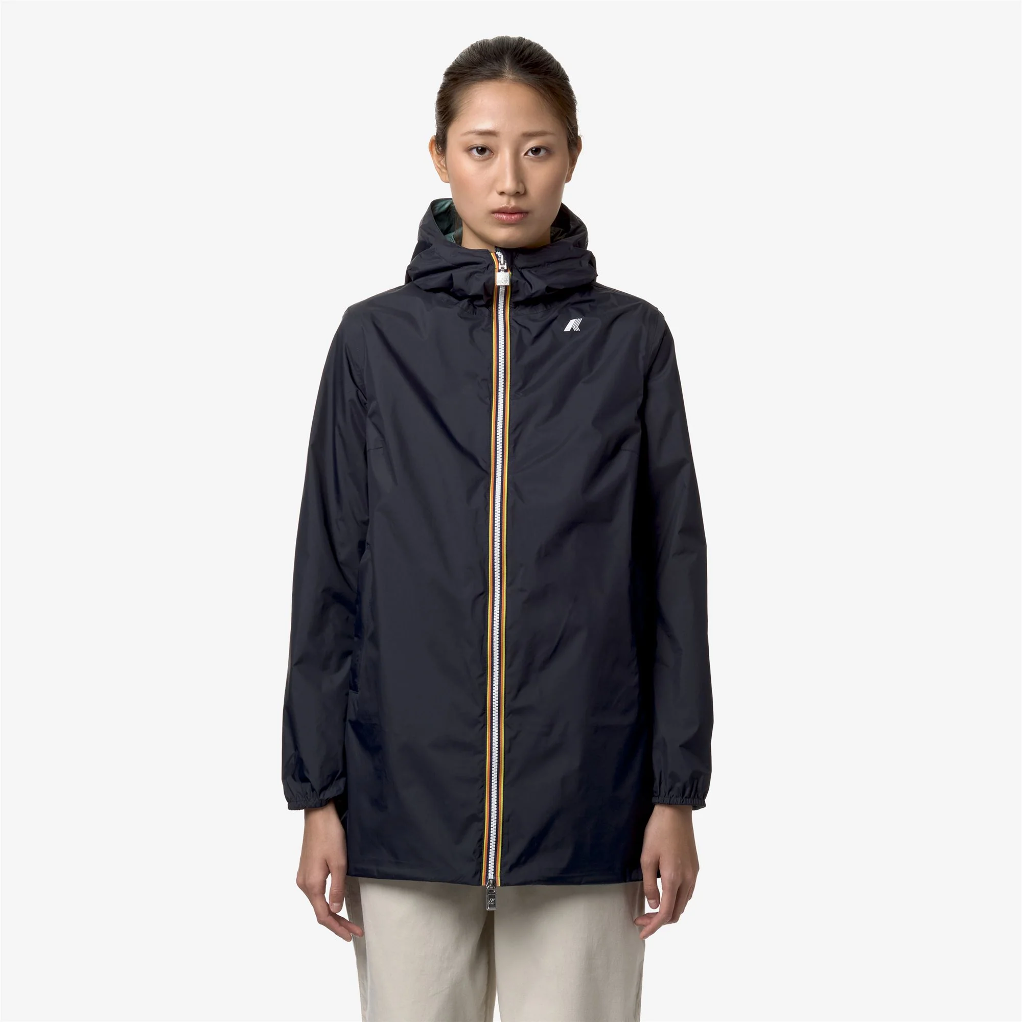 SOPHIE PLUS.2 REVERSIBLE - Jackets - Mid - Woman - BLUE D-GREEN P - Image 4