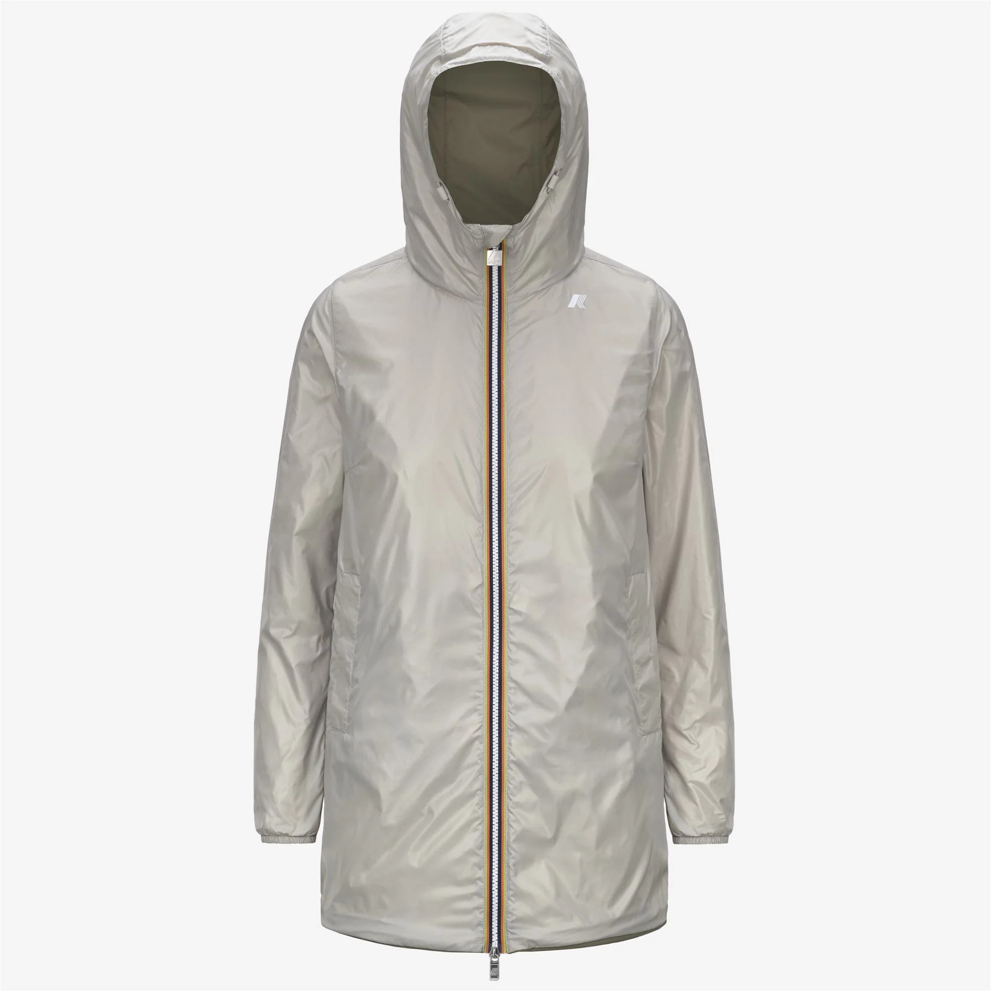 SOPHIE PLUS.2 REVERSIBLE - Jackets - Mid - Woman - GREEN LICHEN-BEIGE LT - Image 2